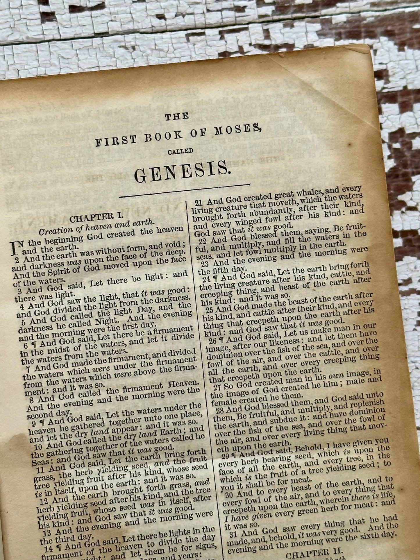 Rare 1861 Leather First Edition Holy Bible