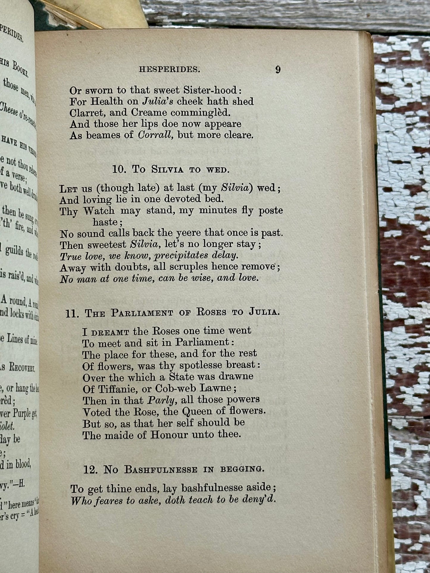 1893 The Poetical Works of Robert Herrick- Vellum