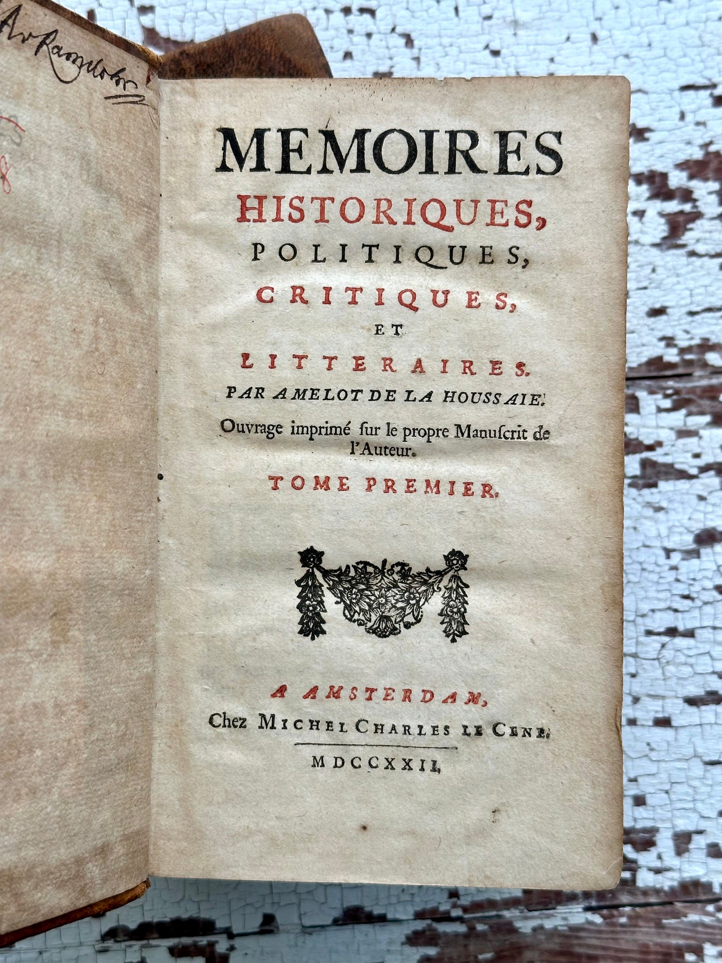 1722 French Leather Book Set