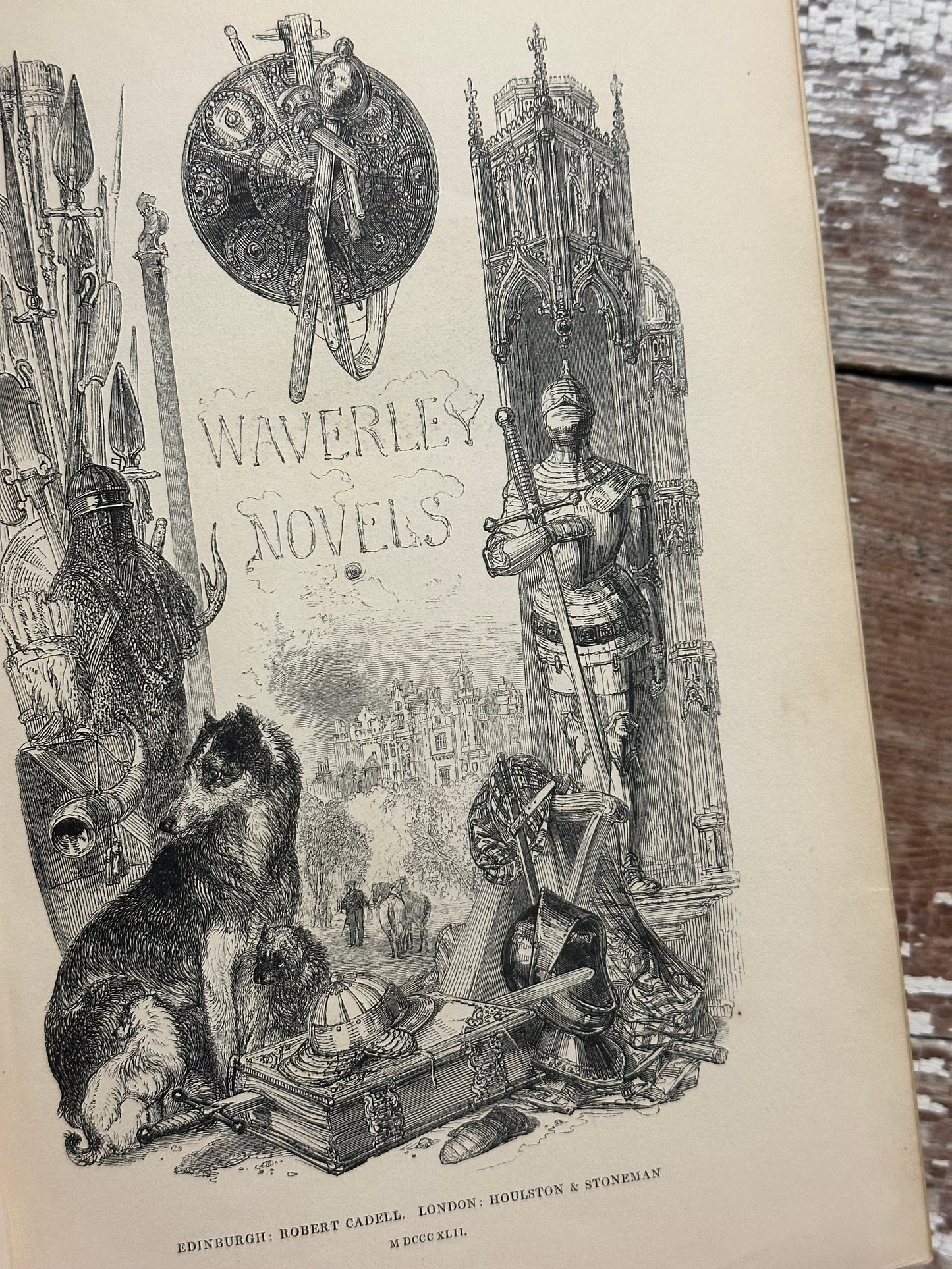 1842 The Waverley Novels Book Set by Sir Walter Scott