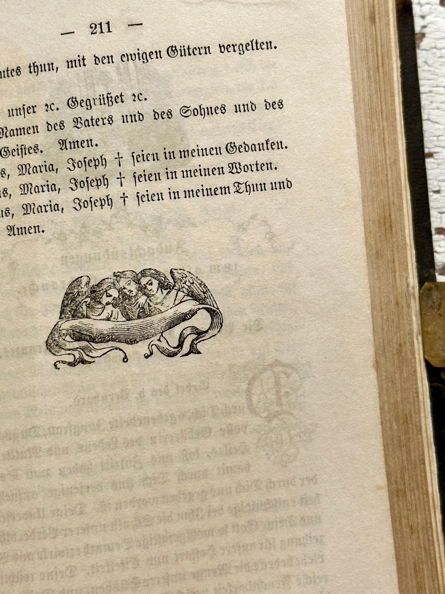 Rare• 1864 Holy Mary Devotional Book in German