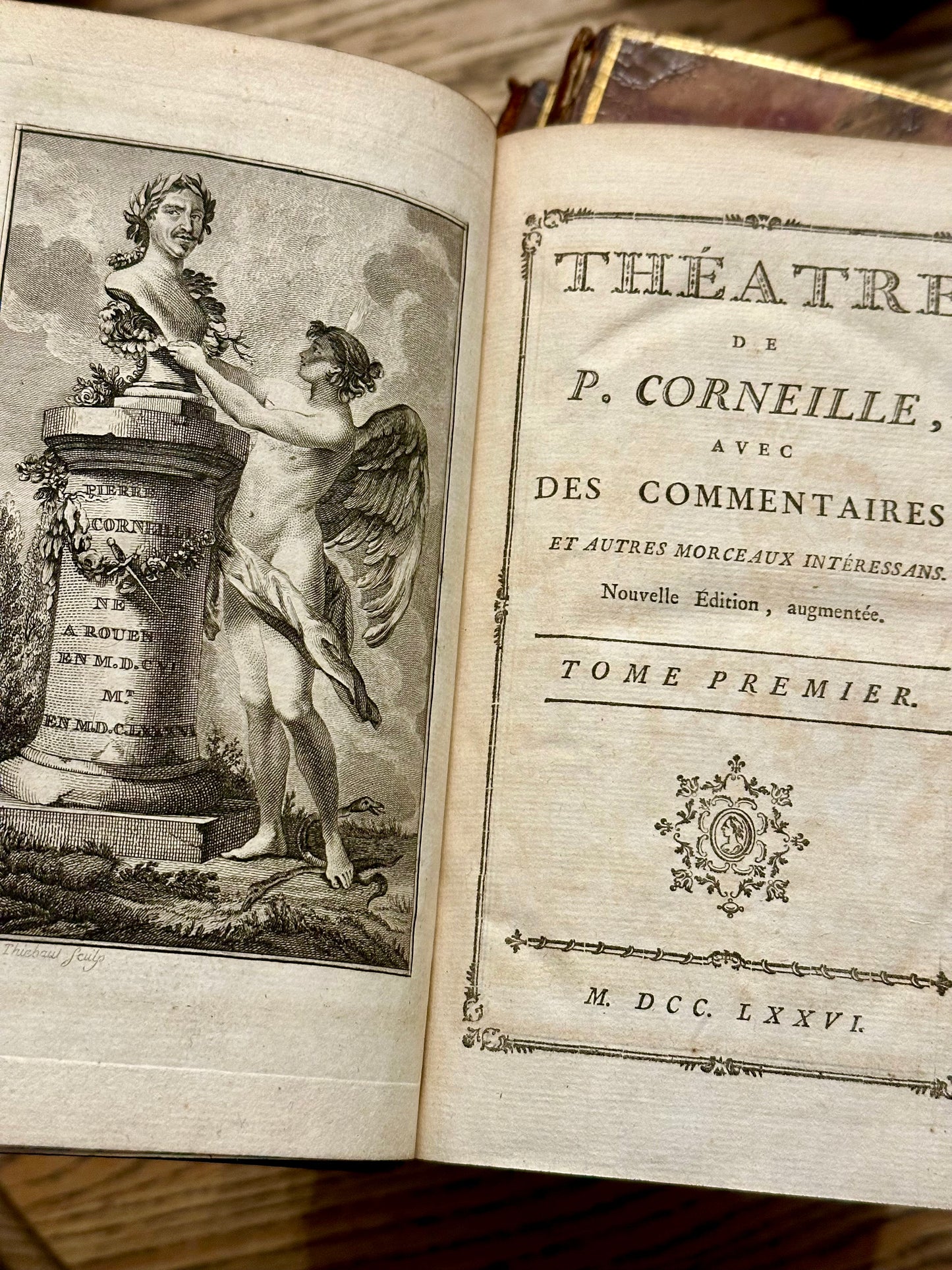 1776 Set of French Theatre Books by Pierre Corneille