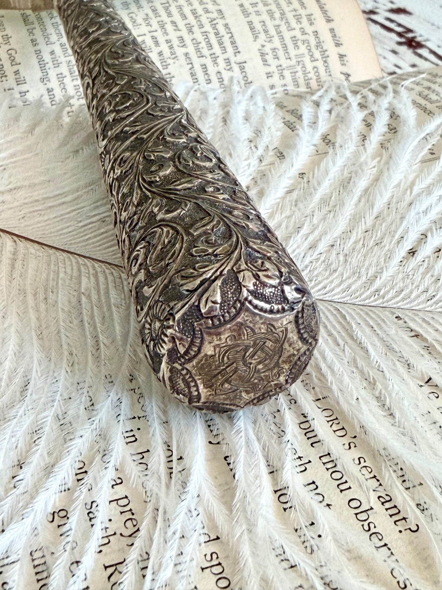 Antique Silver Magnifying Glass