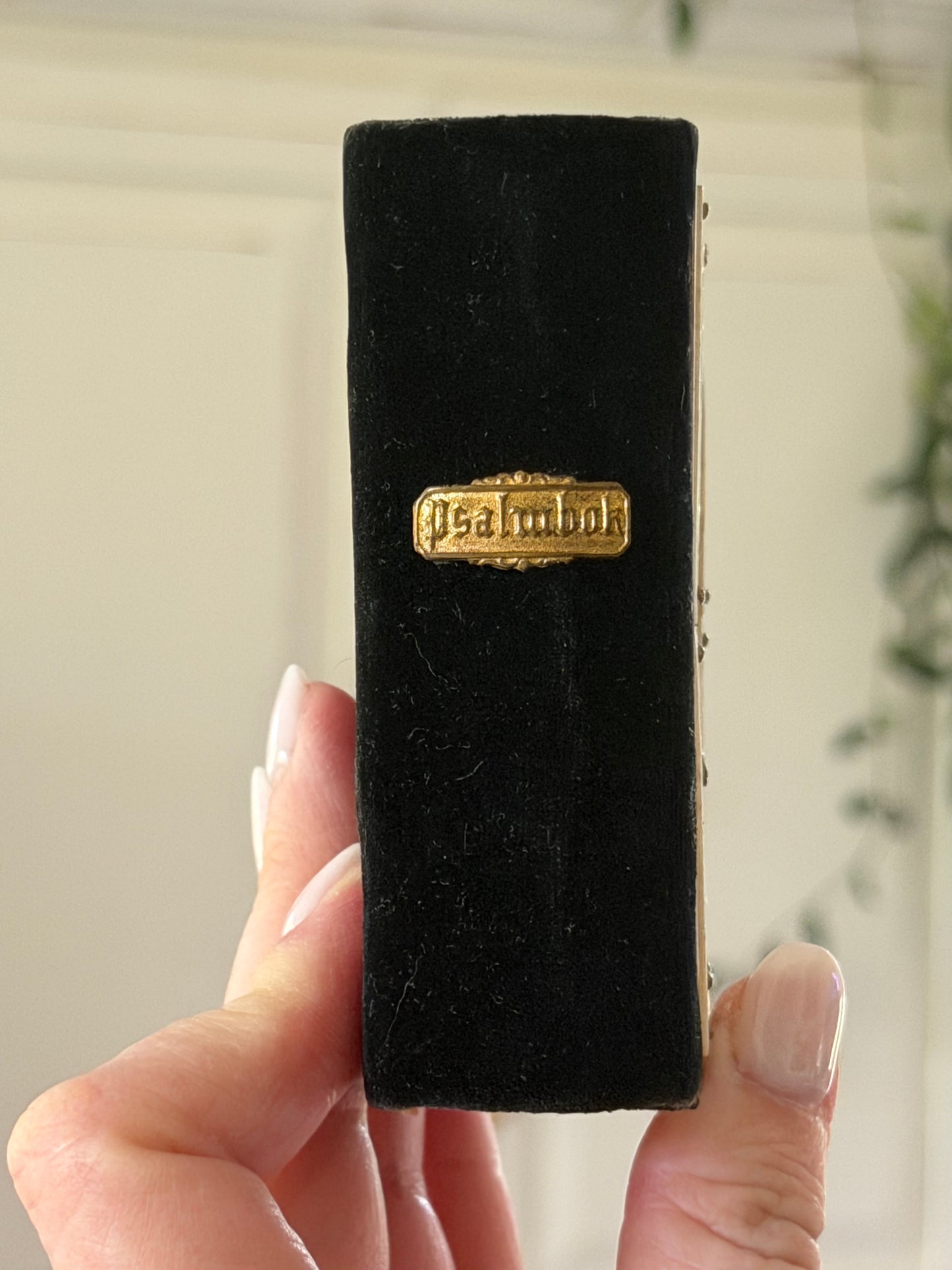 1888 Miniature Swedish Psalm Book with Clasp