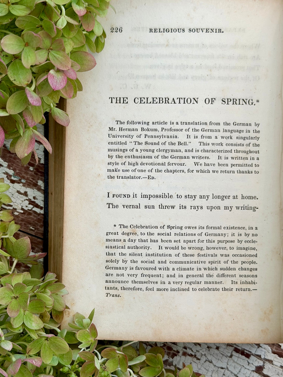 1834 The Religious Souvenir Book
