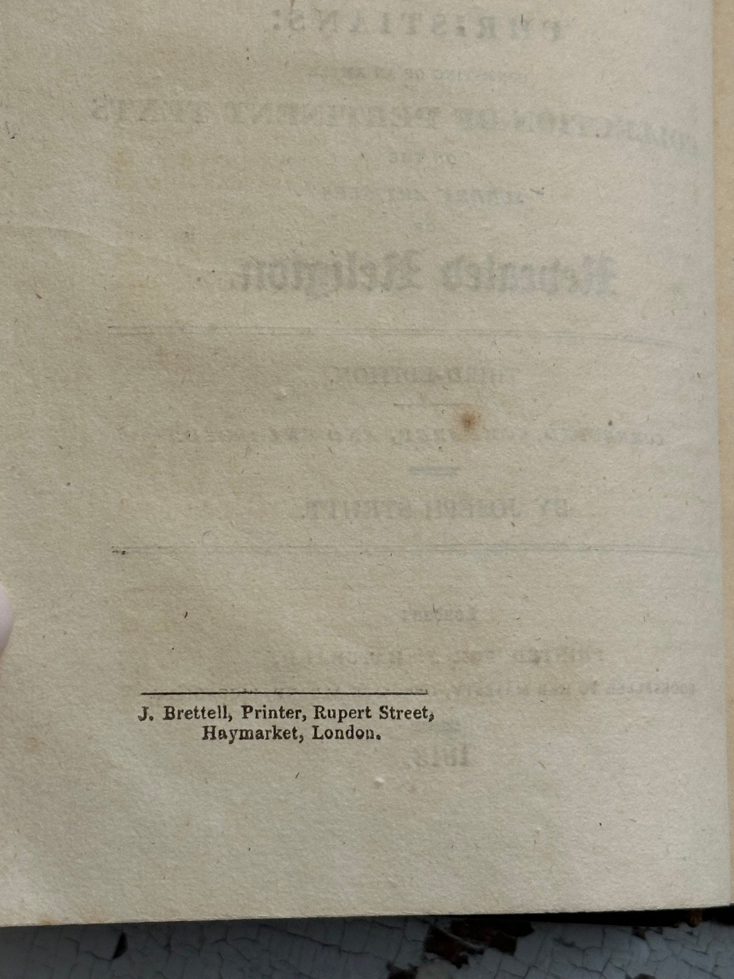 1813 The Common Place Book or Companion to The Old & New Testament