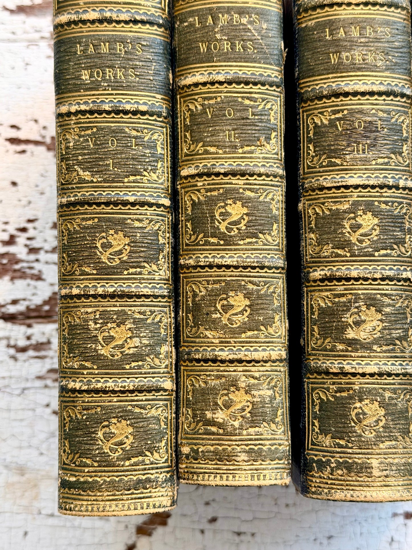 1870 The Complete Correspondence & Works of Charles Lamb (Set of 4)