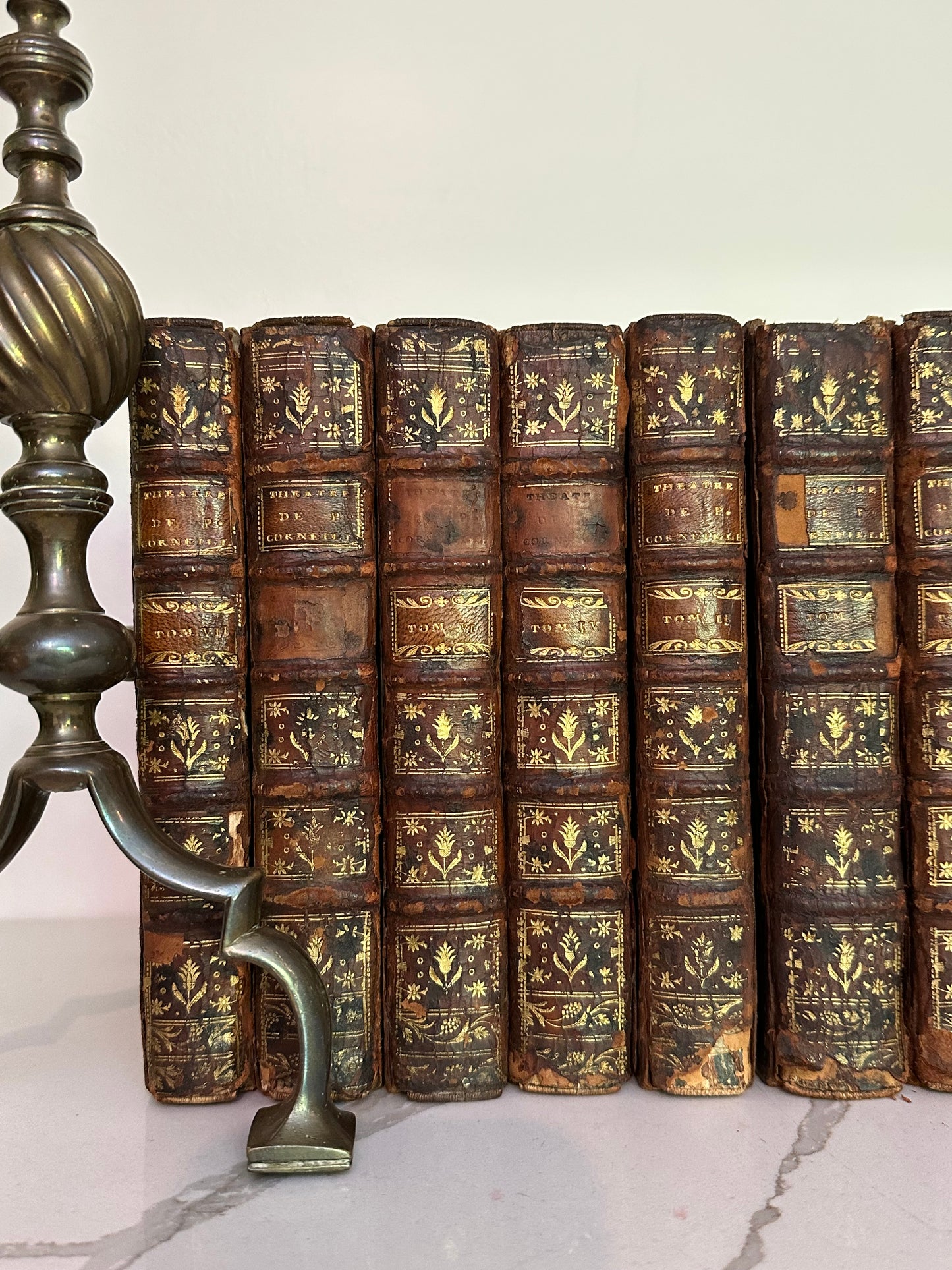 1776 Set of French Theatre Books by Pierre Corneille