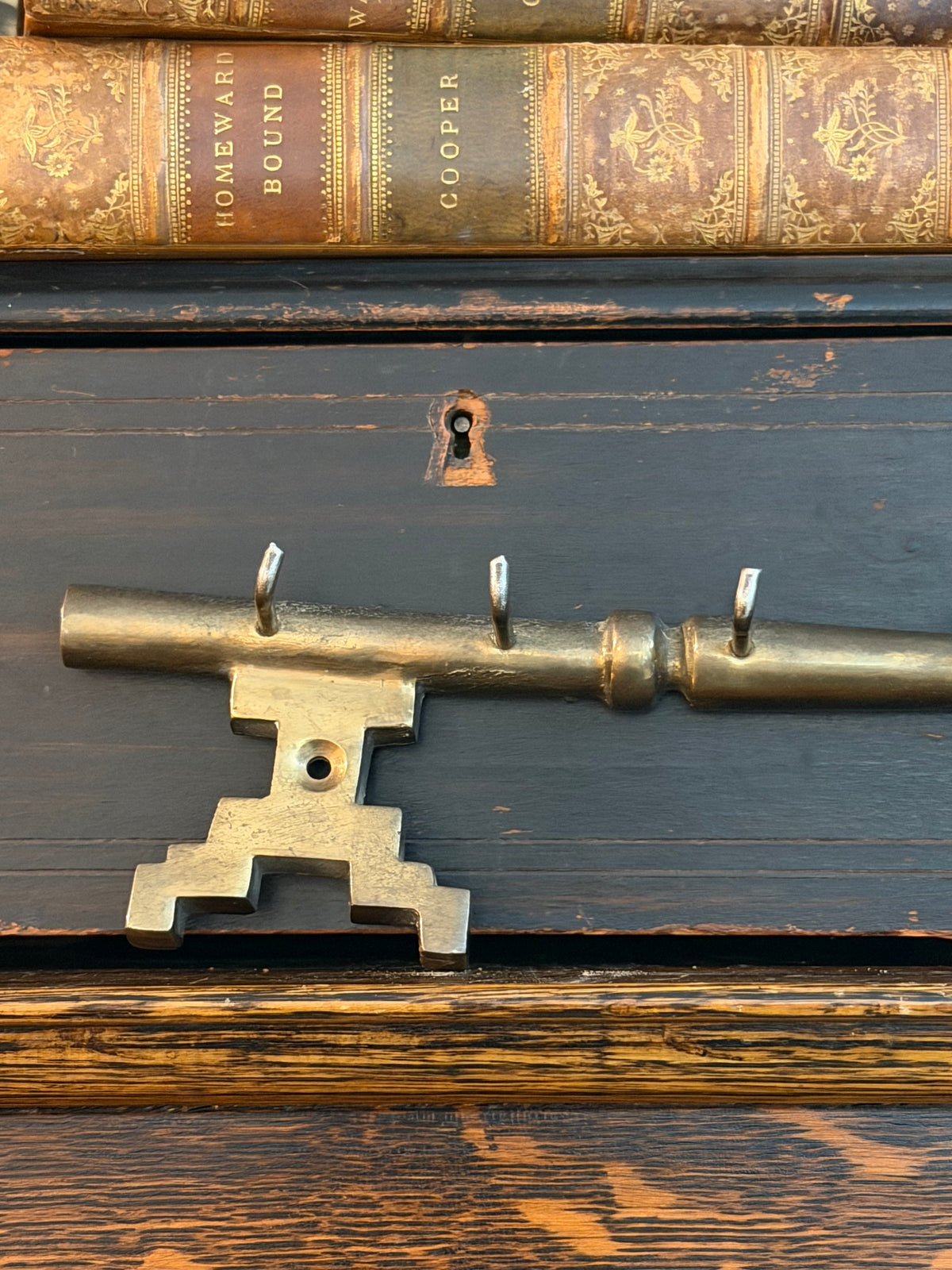 Vintage Brass Key Hooks