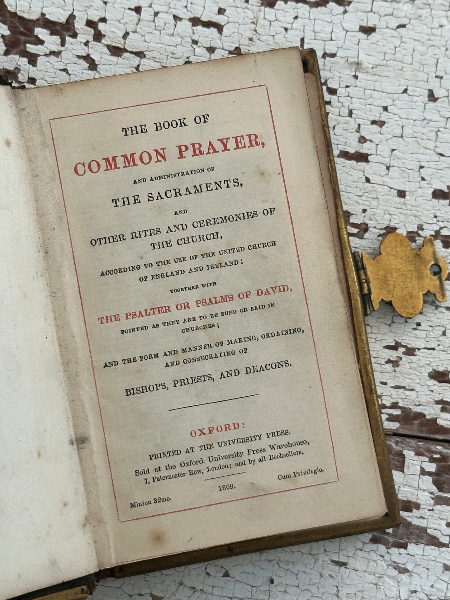 1869 The Book of Common Prayer
