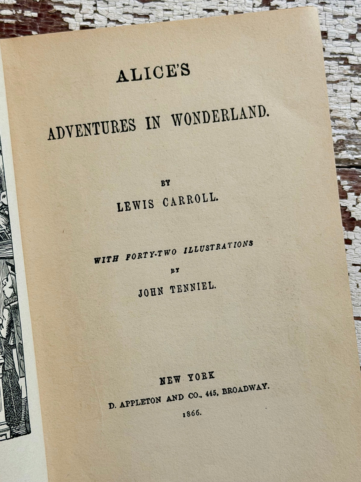 1927 Alice’s Adventures in Wonderland by Lewis Carrol