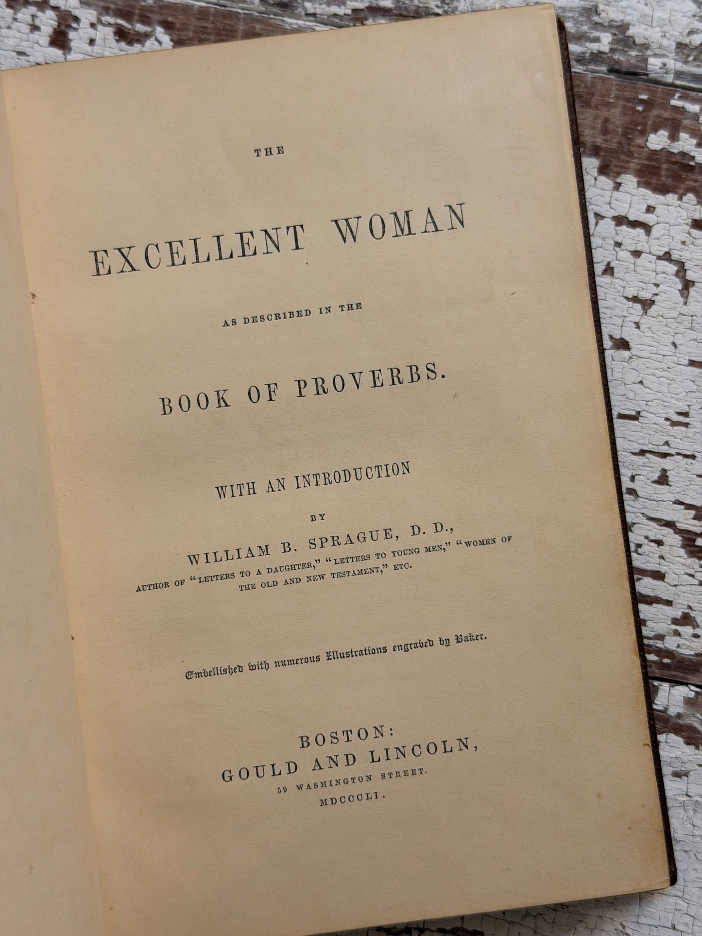 1851 The Excellent Woman- Gauffered Edge