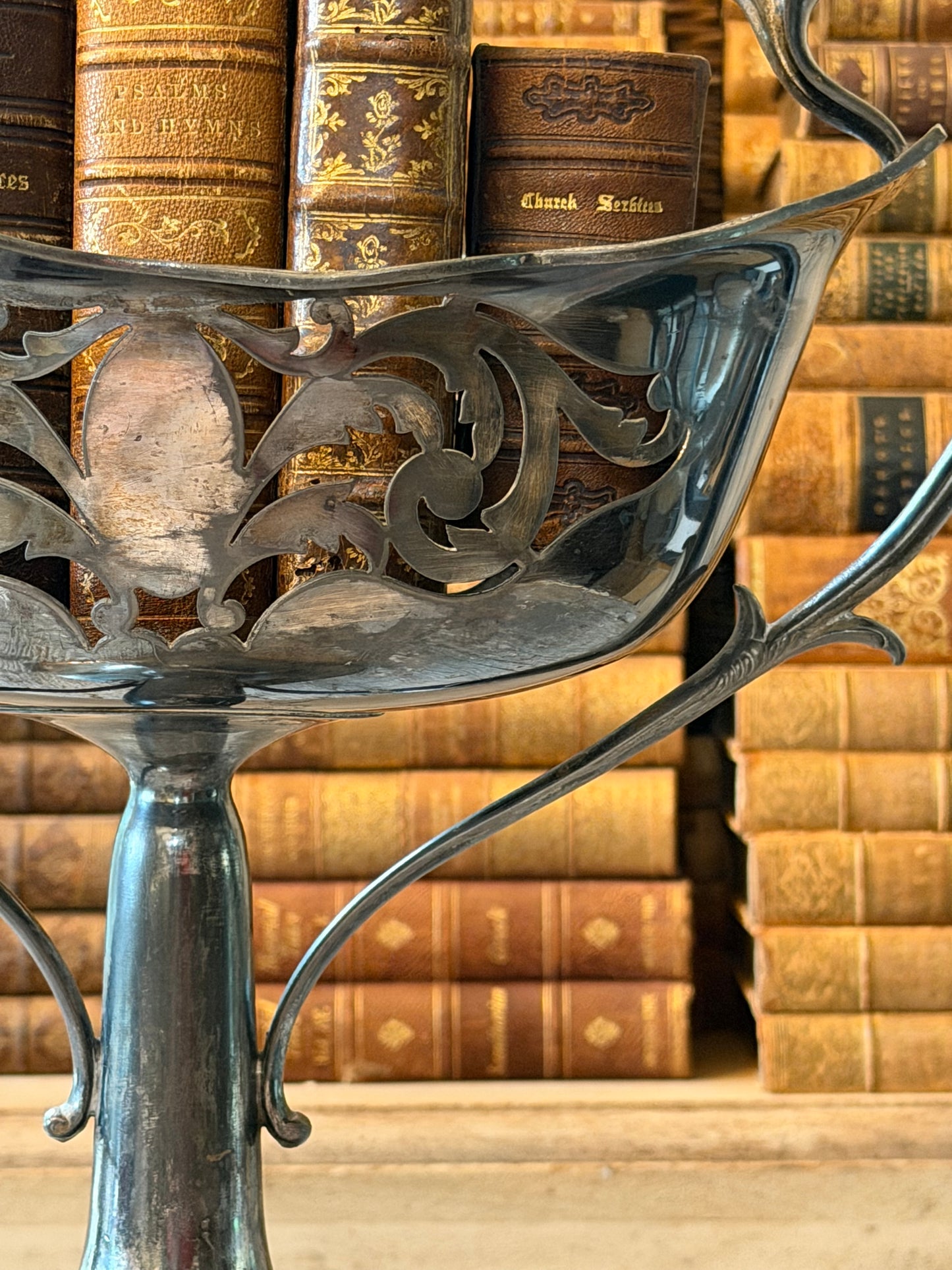 Large Ornate Silver Trophy or Jardiniere