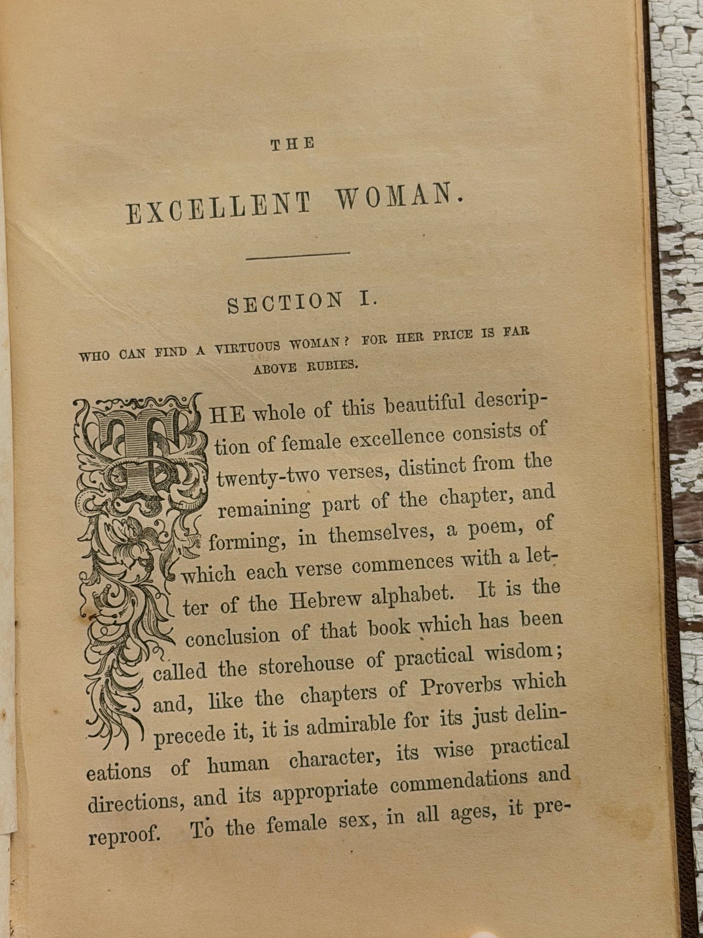 1851 The Excellent Woman- Gauffered Edge