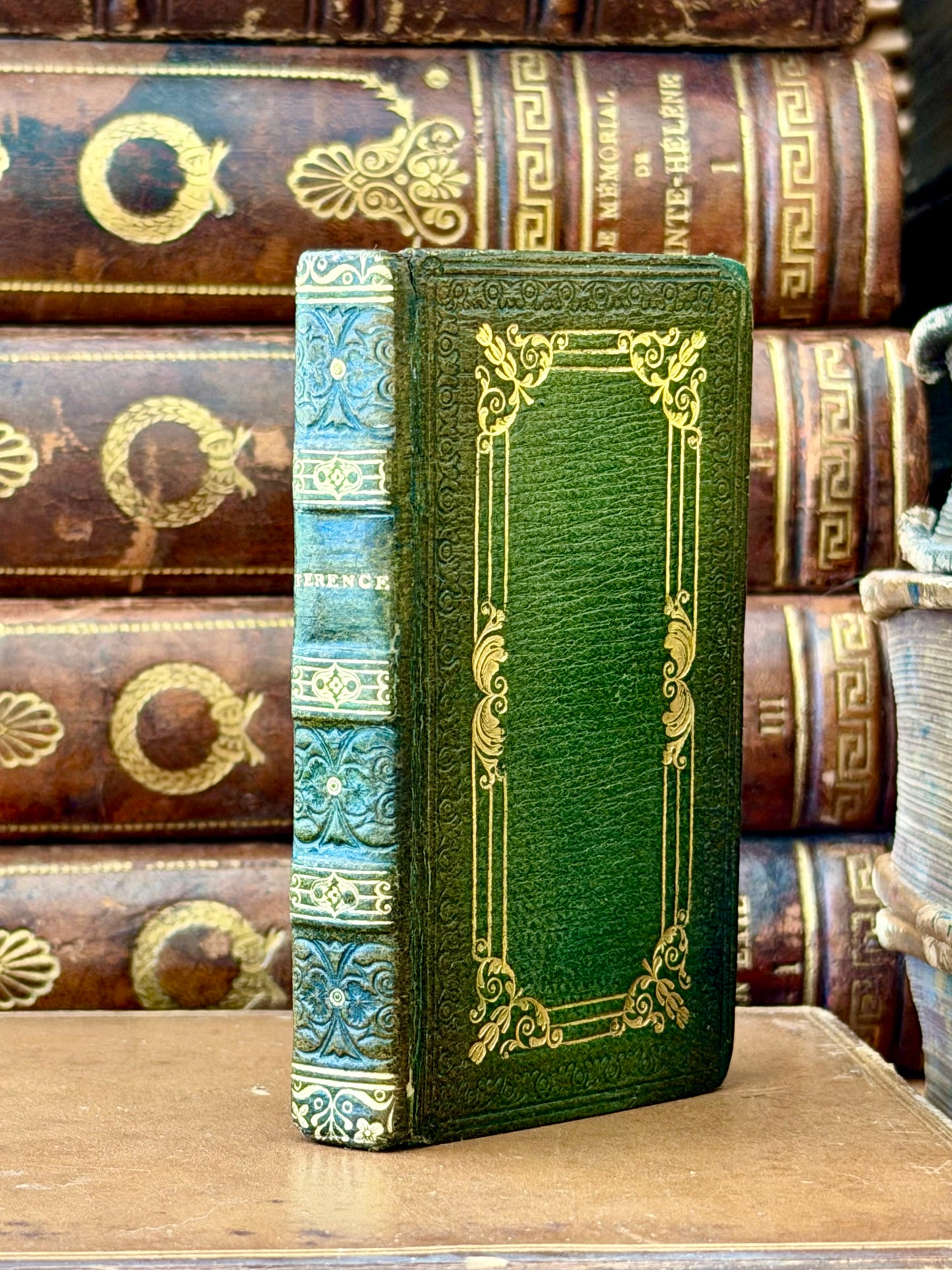 1823 Miniature Publius Terentius Afer Book- Fine Binding