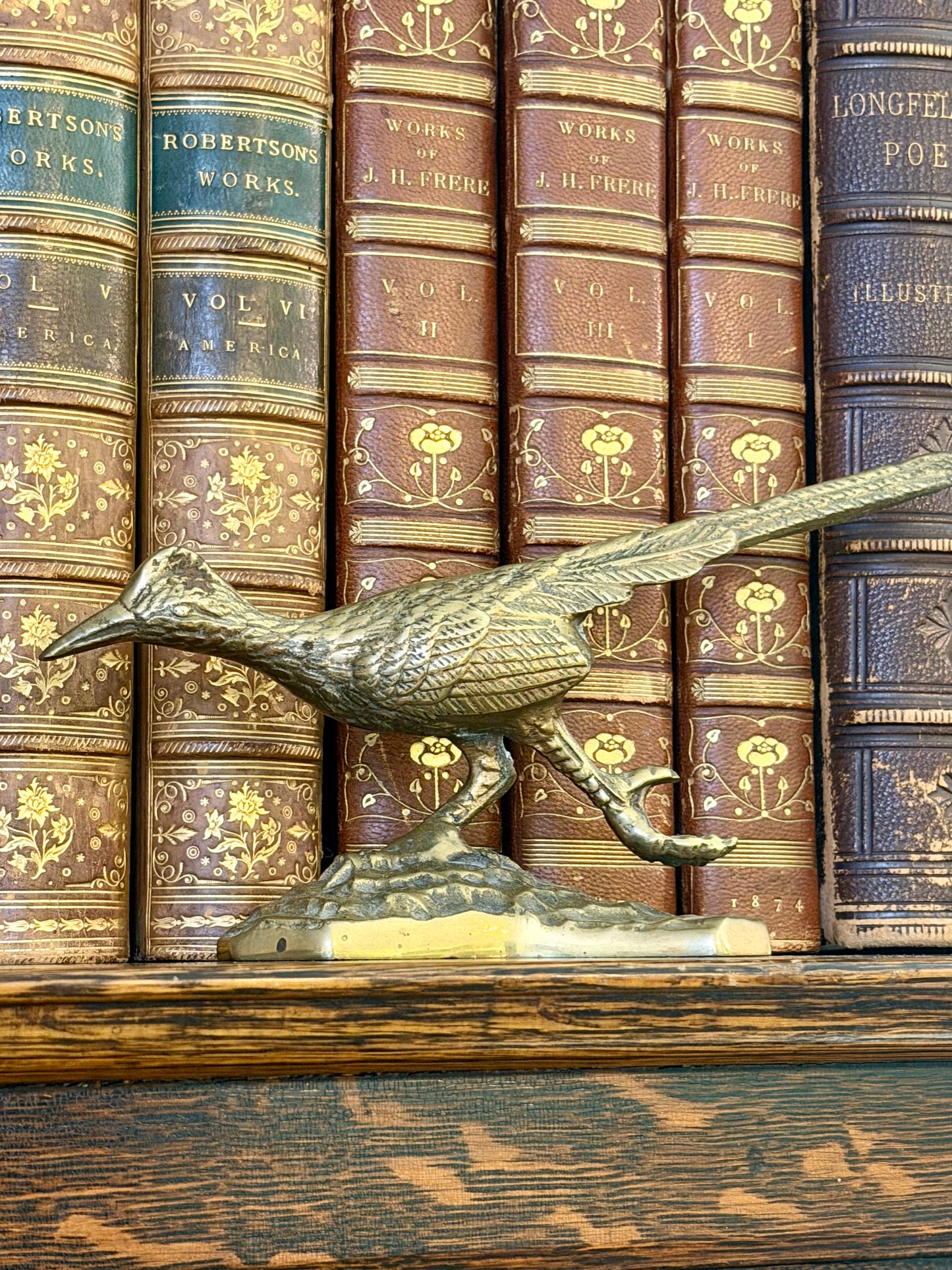 Brass Road Runner Statue