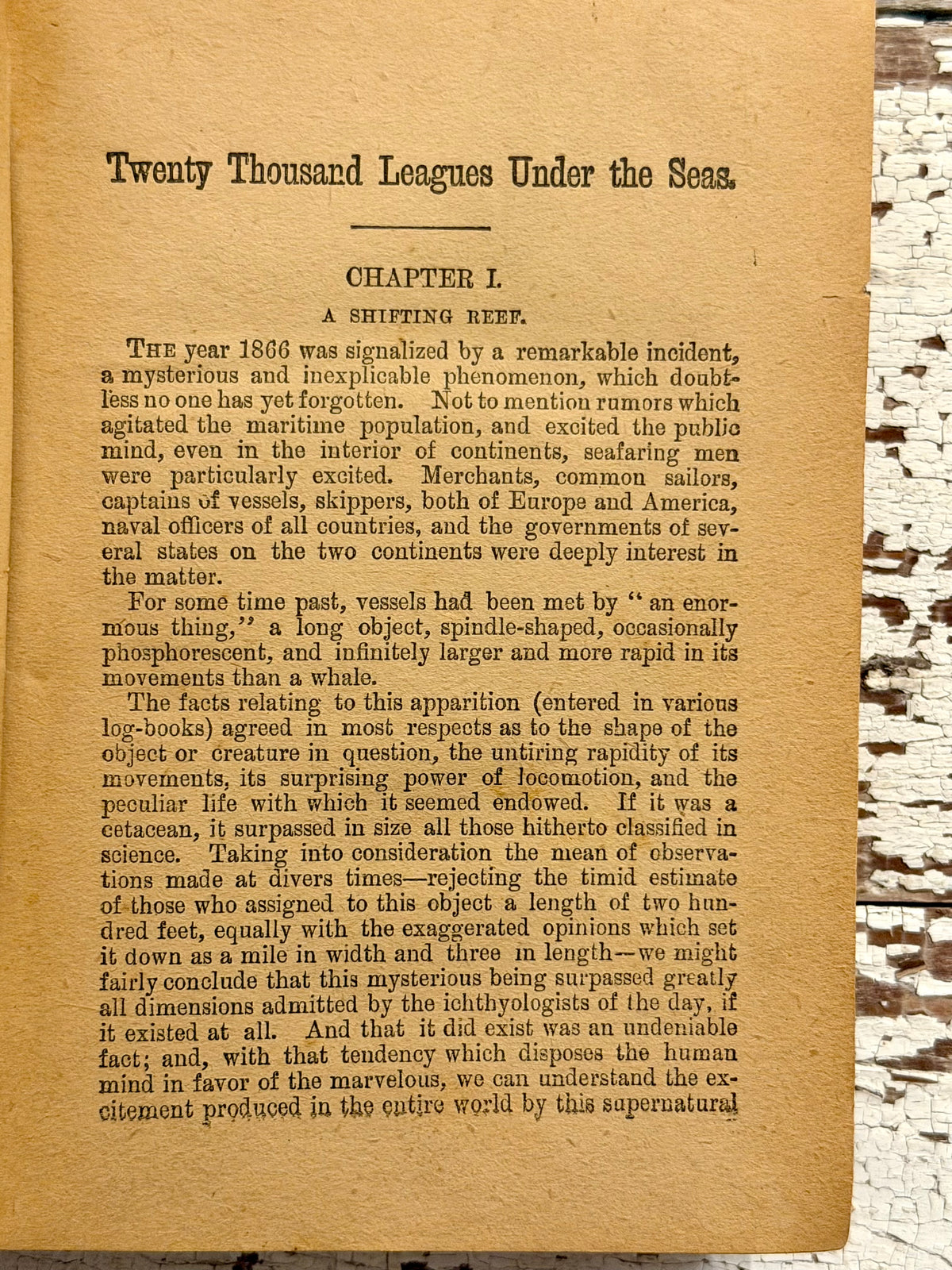 Antique- Twenty Thousand Leagues Under The Seas By Jules Verne