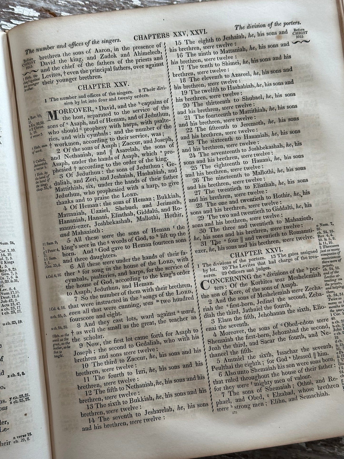 Large Black Leather Holy Bible (c. 1860s)