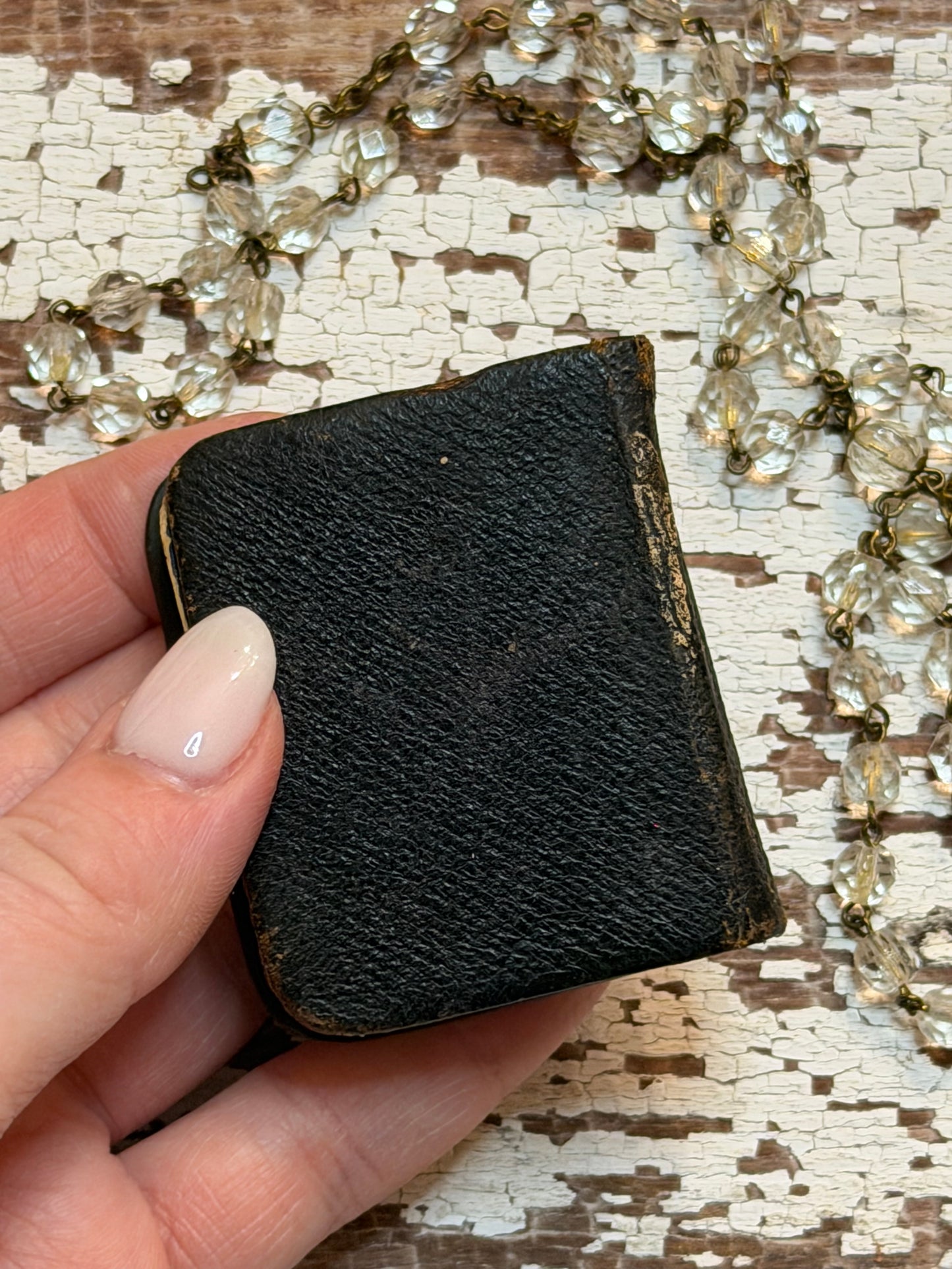 Antique Miniature The Book of Common Prayer with Sterling Silver Cover