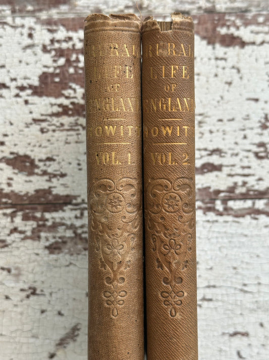 1854 The Rural Life of England Book Set