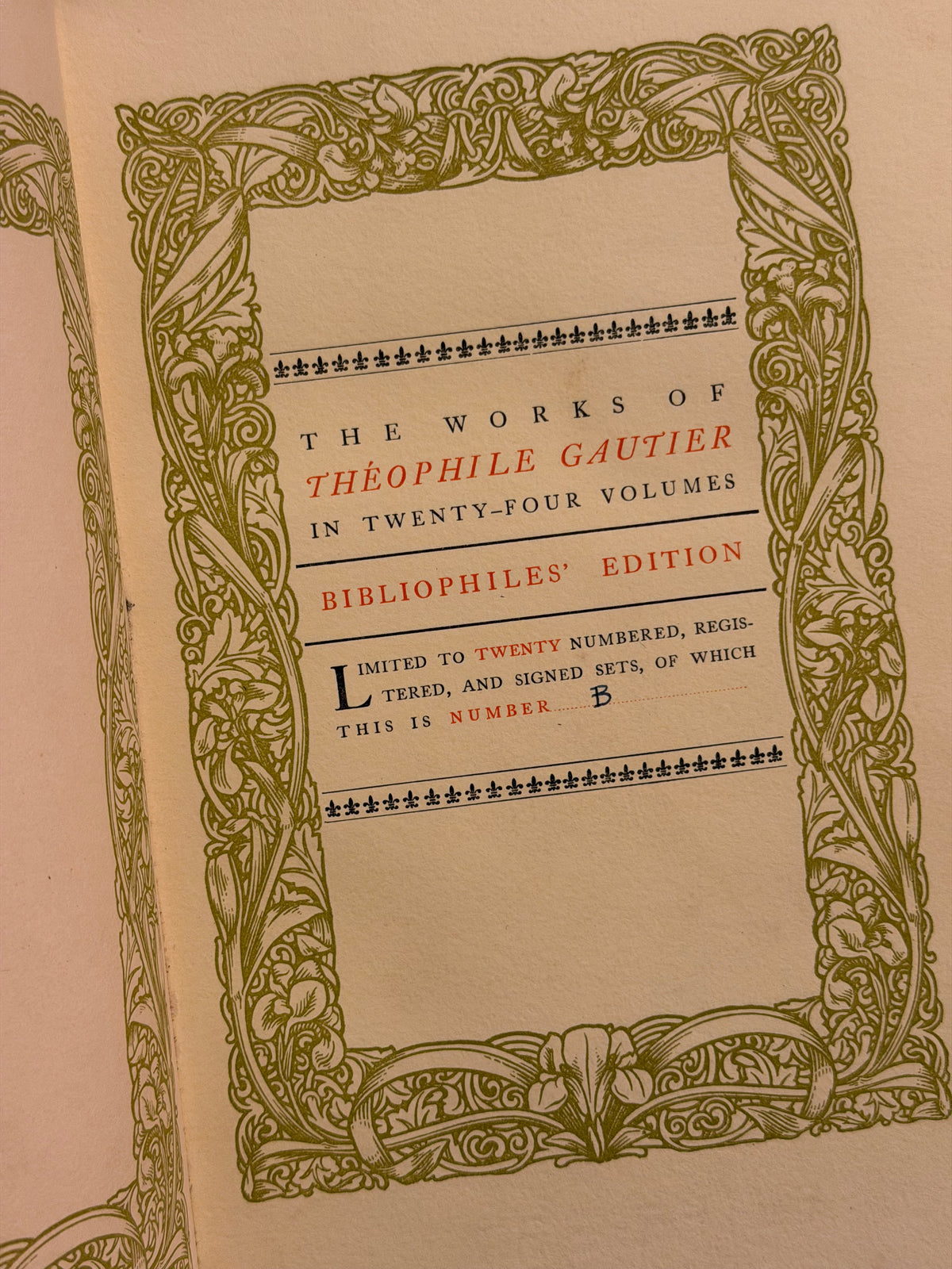 1901 The Works of Theophile Gautier, Travels in Spain- Very Rare Fine Binding