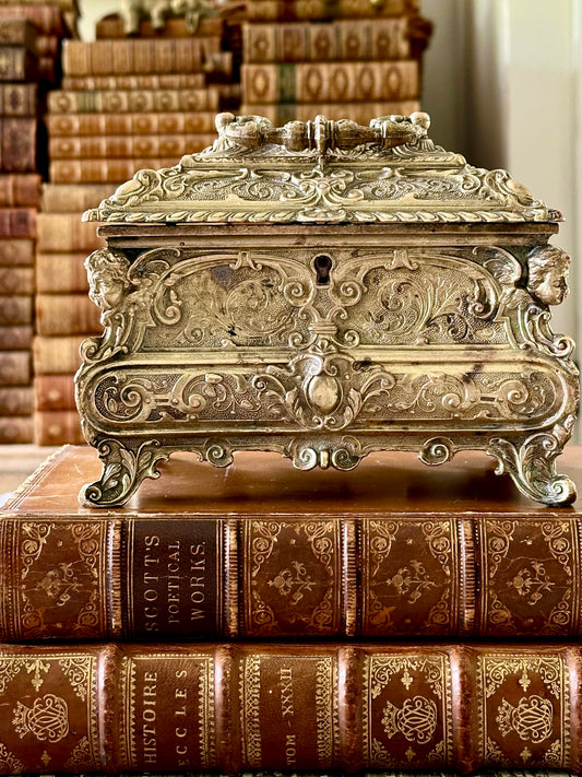 Antique 19th Century Louis XV Style Casket or Jewelry Box
