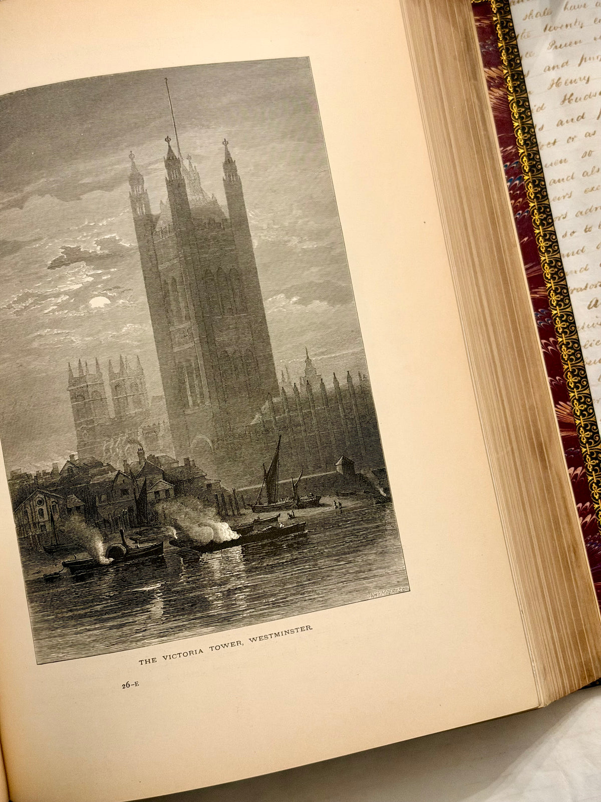 Picturesque Europe Book Set- Large Full Leathers