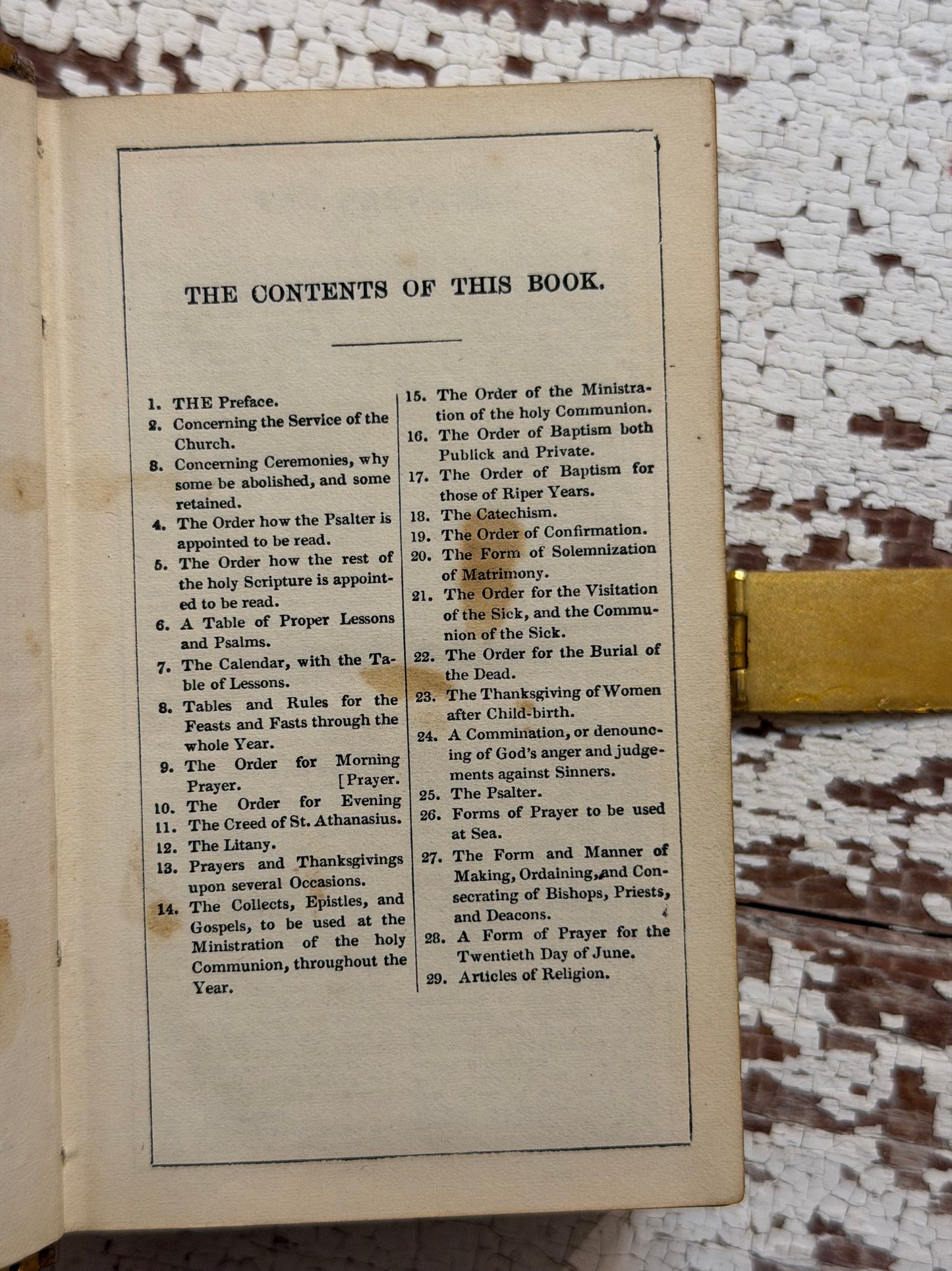 1872 Church Services Book- The Book of Common Prayer
