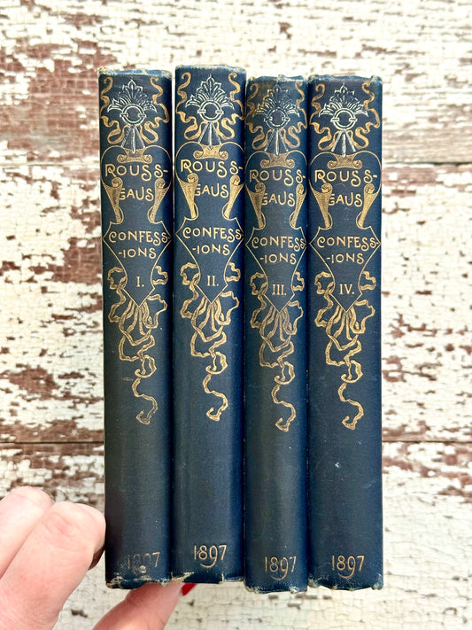 Rare-1897 The Confessions of Rousseau Set