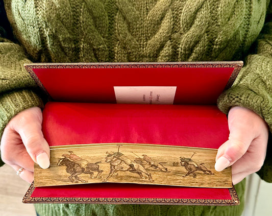 Rare 1857 The Course of Time Book With Hidden Fore-edge Painting