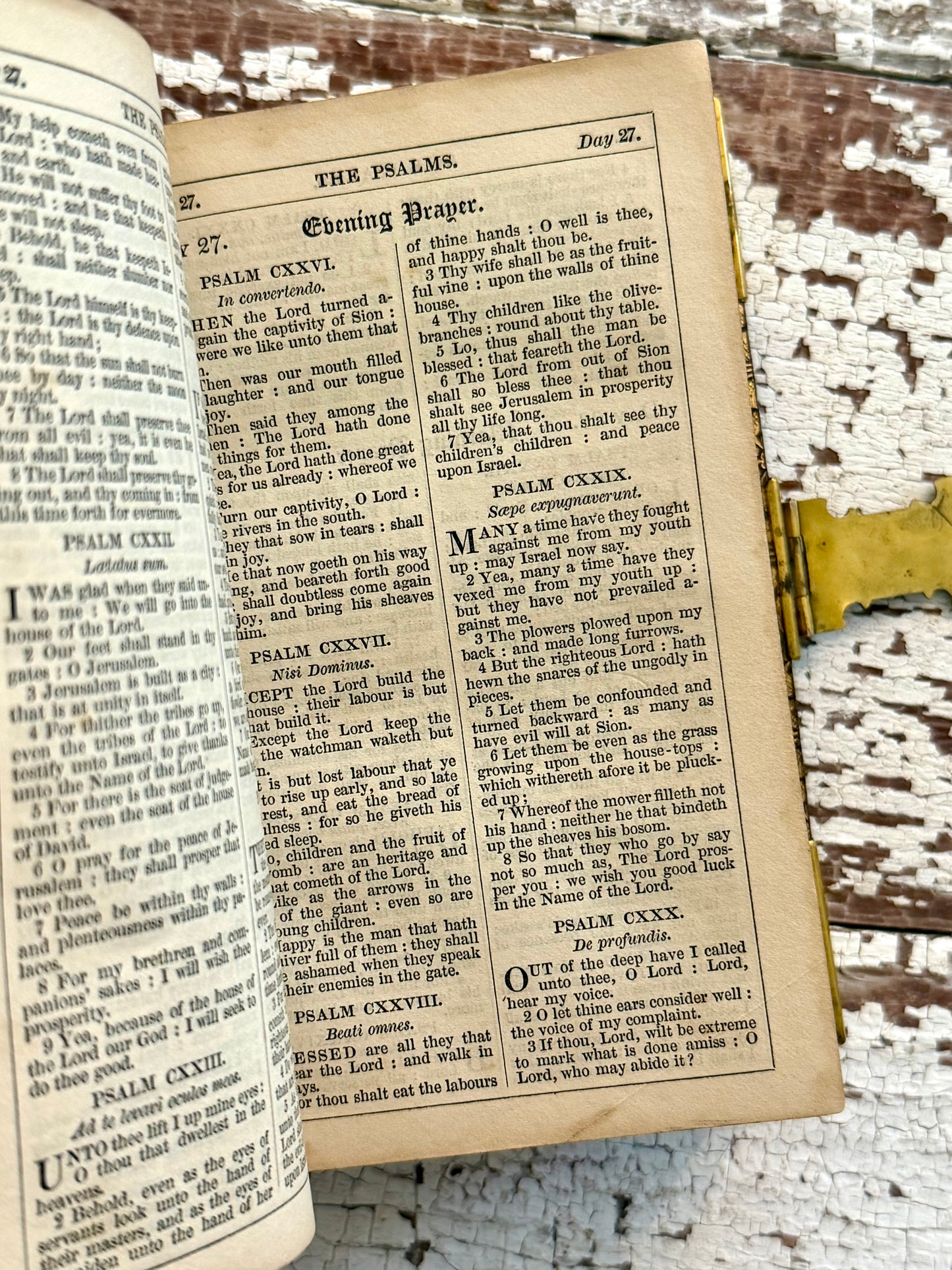 1855 Book of Common Prayer with Brass Hardware & Clasp