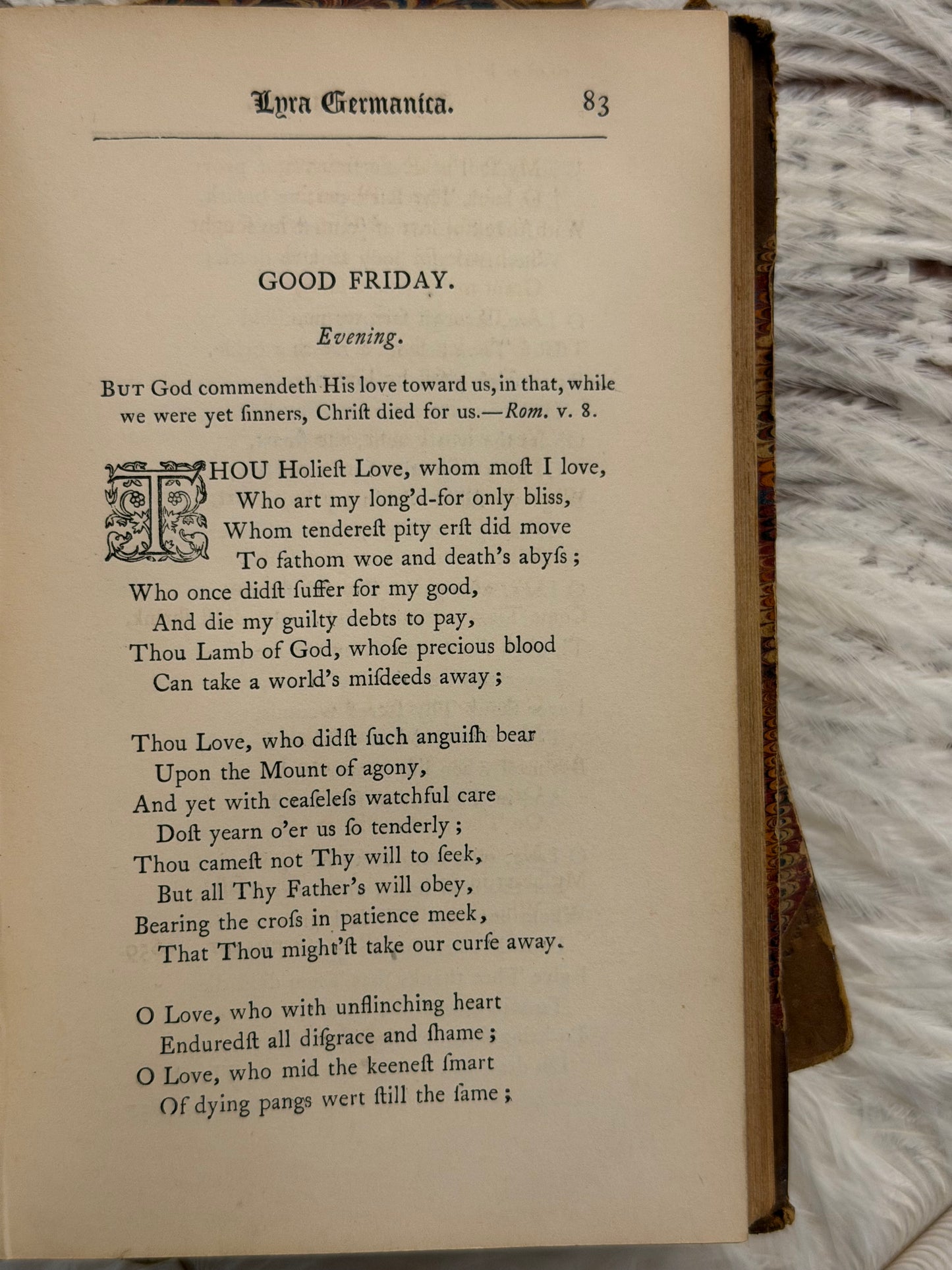 1858 Lyra Germanica: Christian Hymn Books