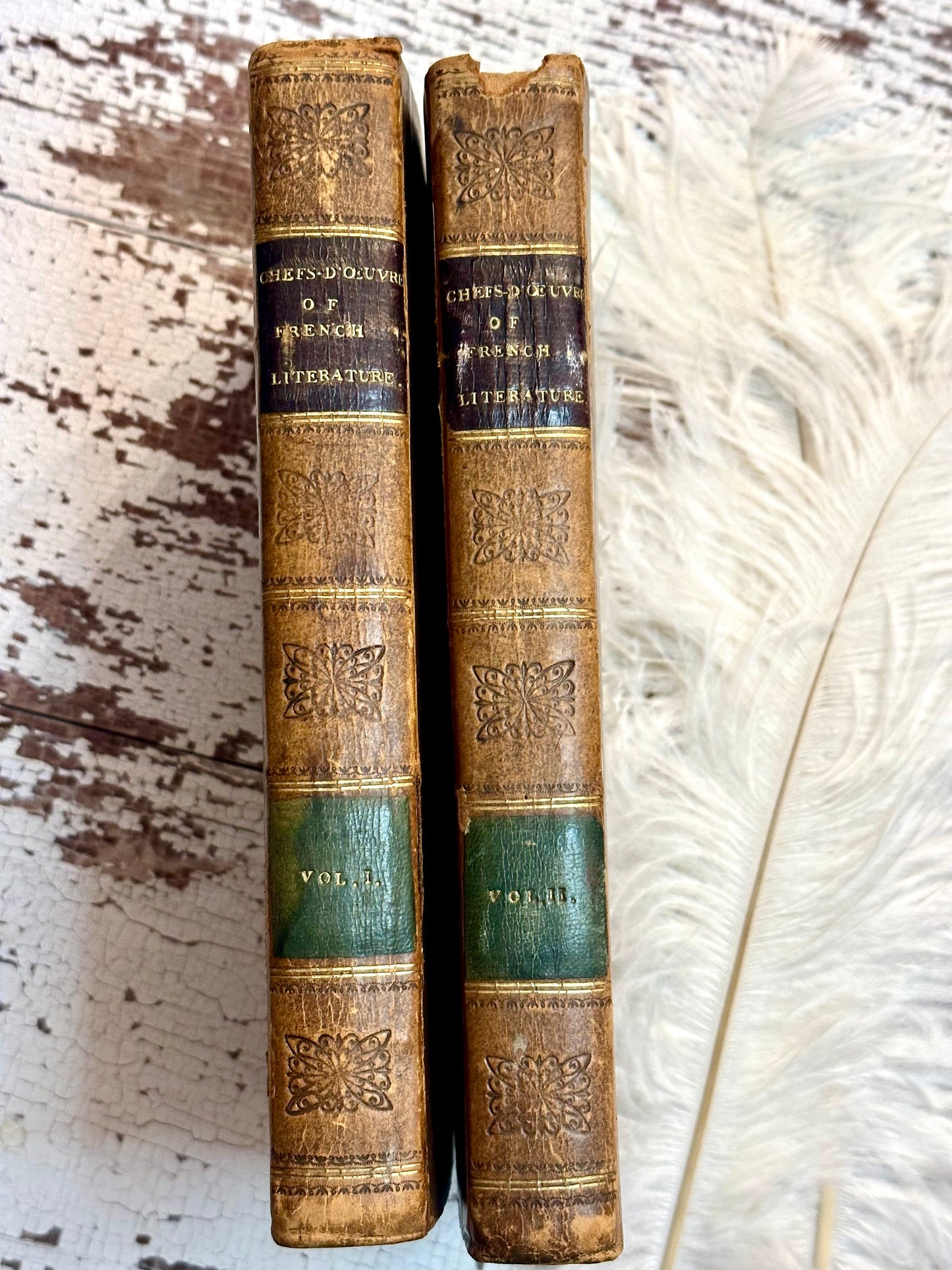 1820 Chefs-D’Oeuvre (Masterpieces) of French Literature Book Set