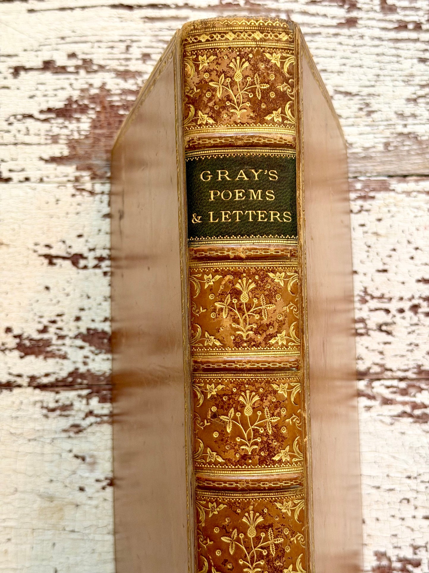 1879 Poems & Letters by Thomas Gray- Prized Binding