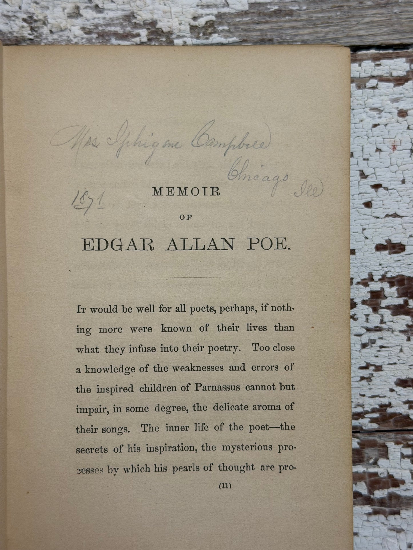 1869 Poems of Edgar Allan Poe