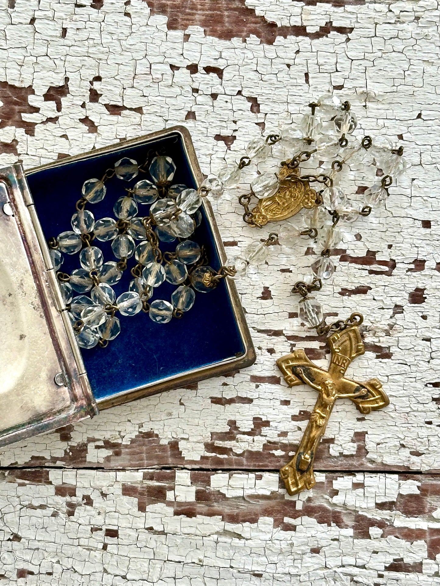 Antique Silver Rosary Box The Budding Burrow