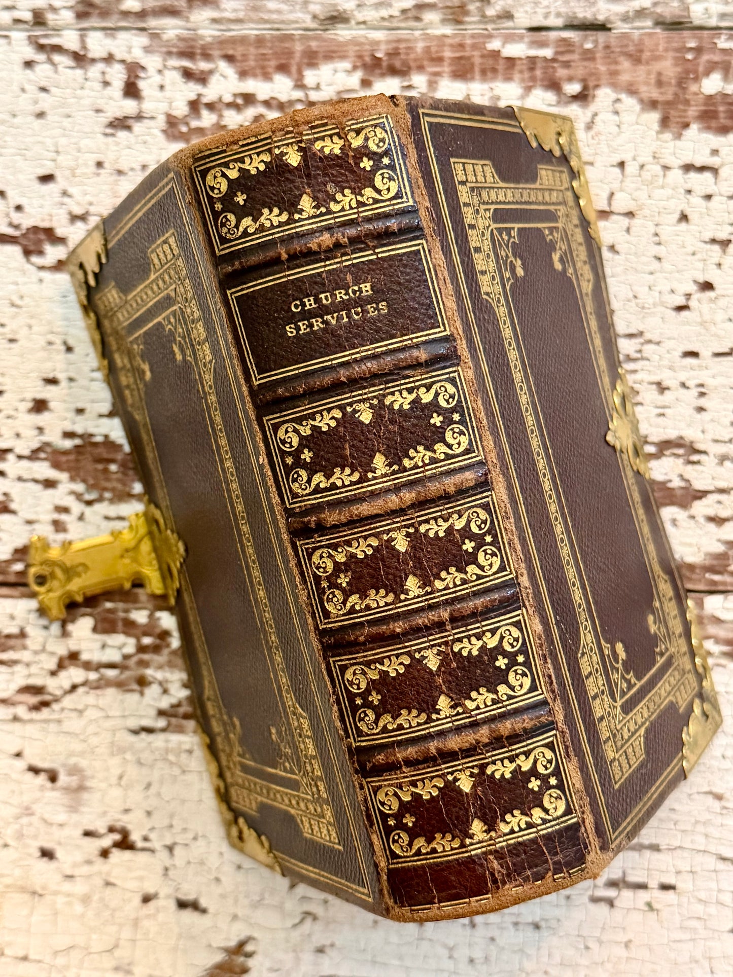 1855 Book of Common Prayer with Brass Hardware & Clasp
