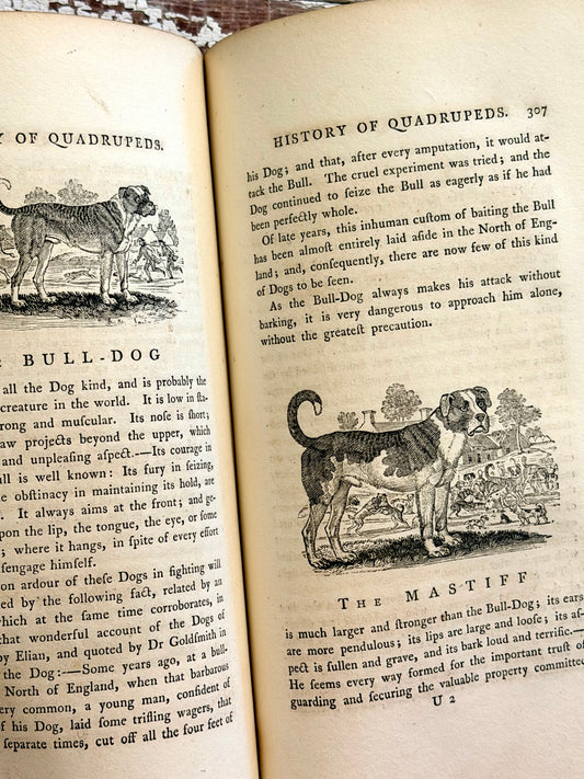 1791 A General History of Quadrupeds Book
