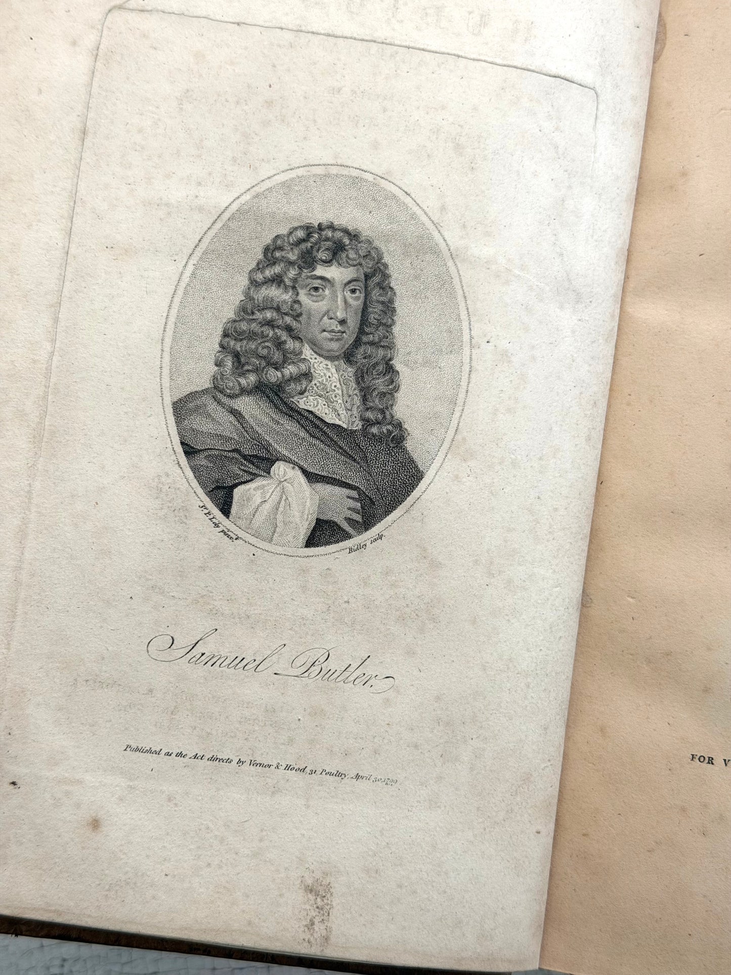 1801 Hudibras by Samuel Butler- Complete in Two Volumes