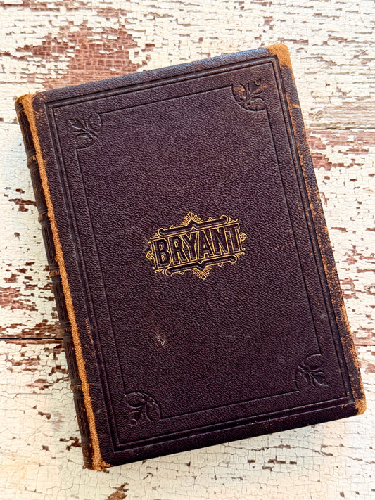 1878 The Poetical Works of William Cullen Bryant