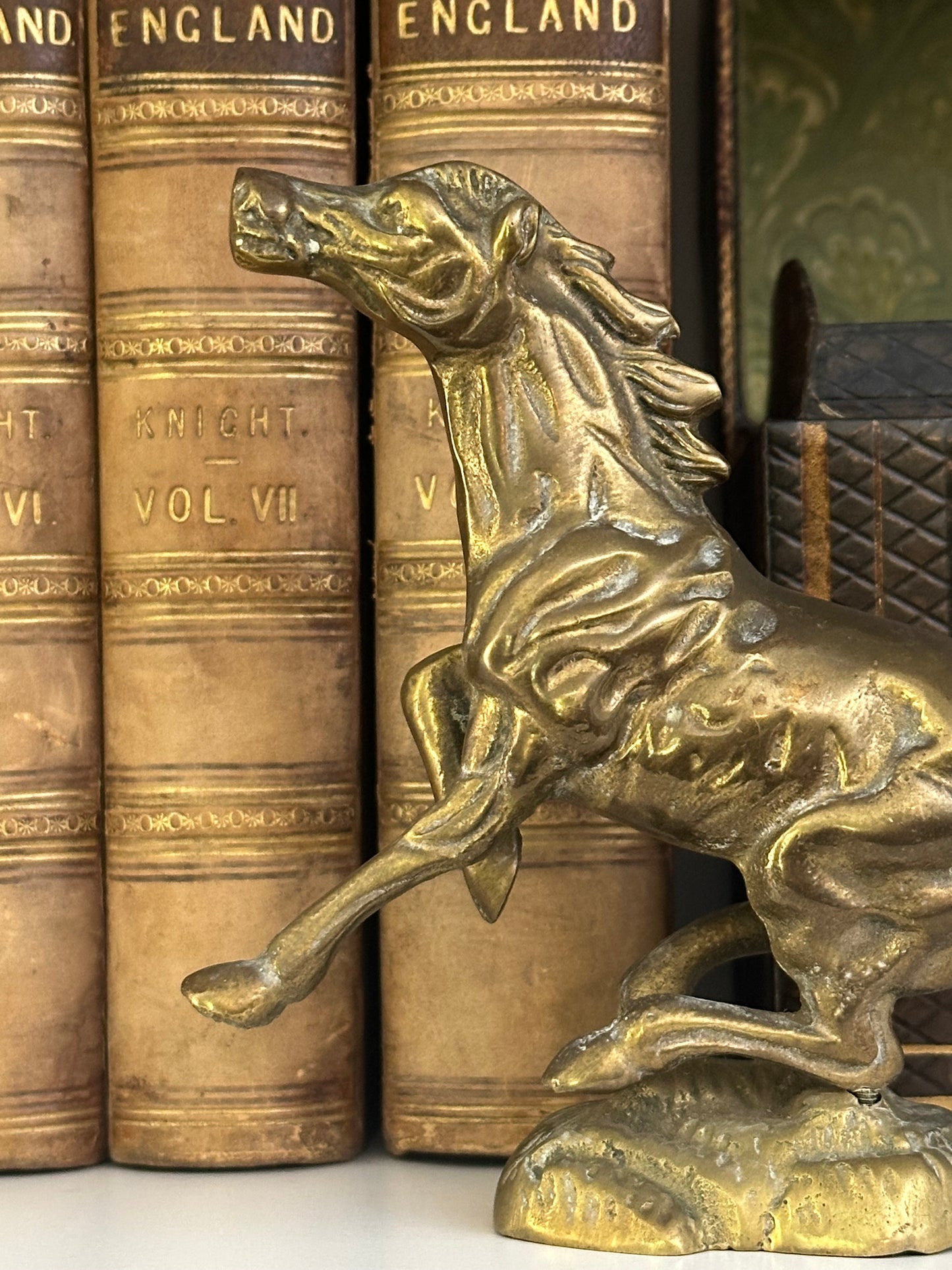 Solid Brass Horse Statue