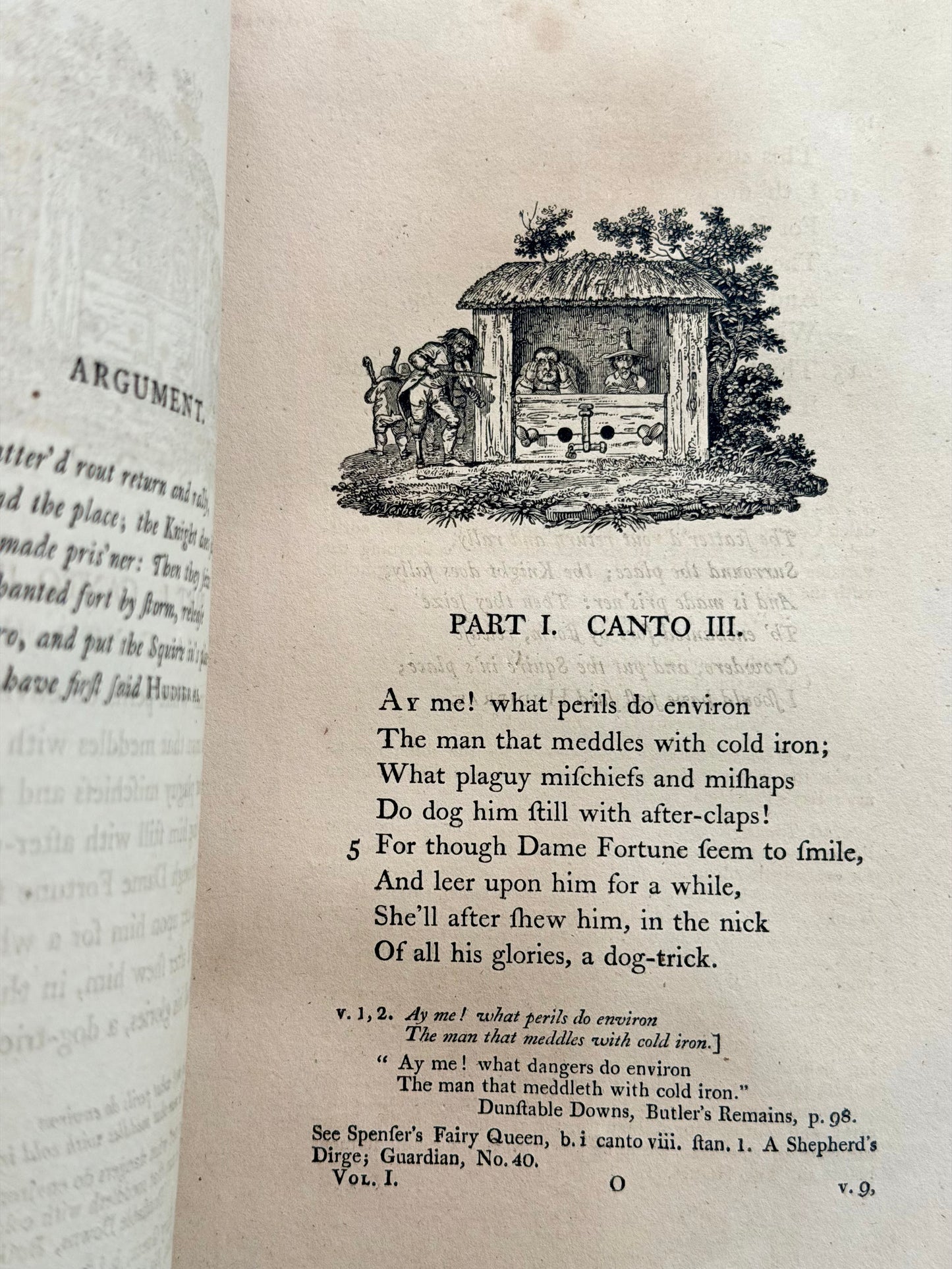 1801 Hudibras by Samuel Butler- Complete in Two Volumes