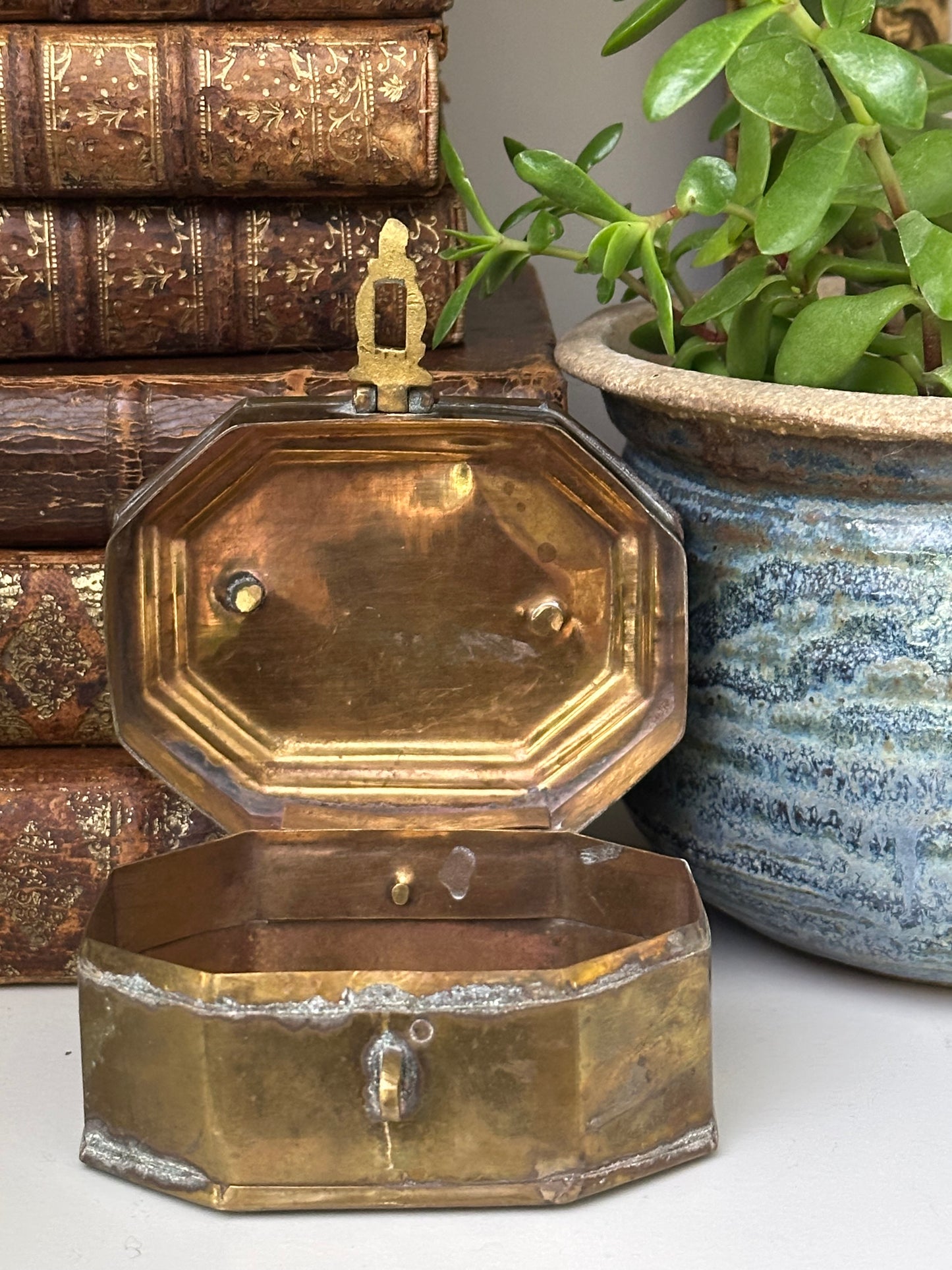 Small Brass Trinket Box