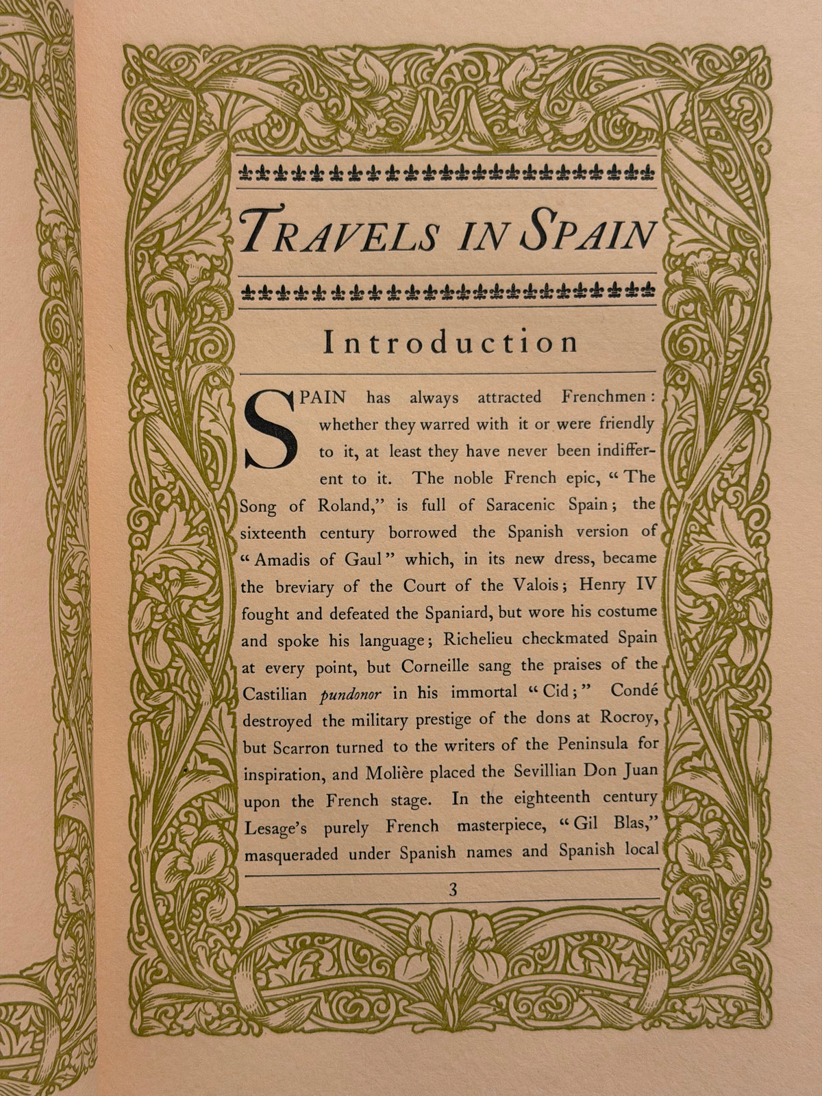 1901 The Works of Theophile Gautier, Travels in Spain- Very Rare Fine Binding