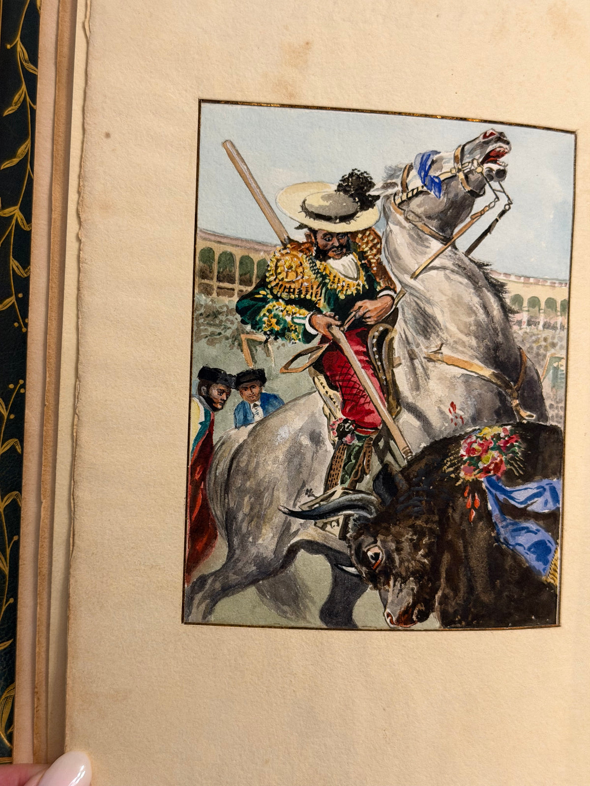 1901 The Works of Theophile Gautier, Travels in Spain- Very Rare Fine Binding