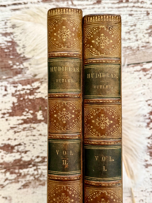 1801 Hudibras by Samuel Butler- Complete in Two Volumes