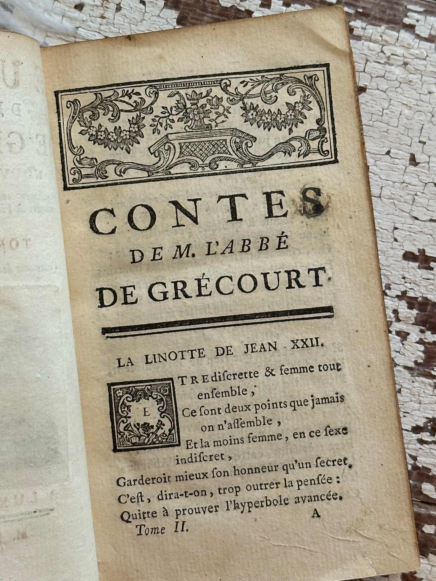 1761 Miscellaneous Works of Grecourt