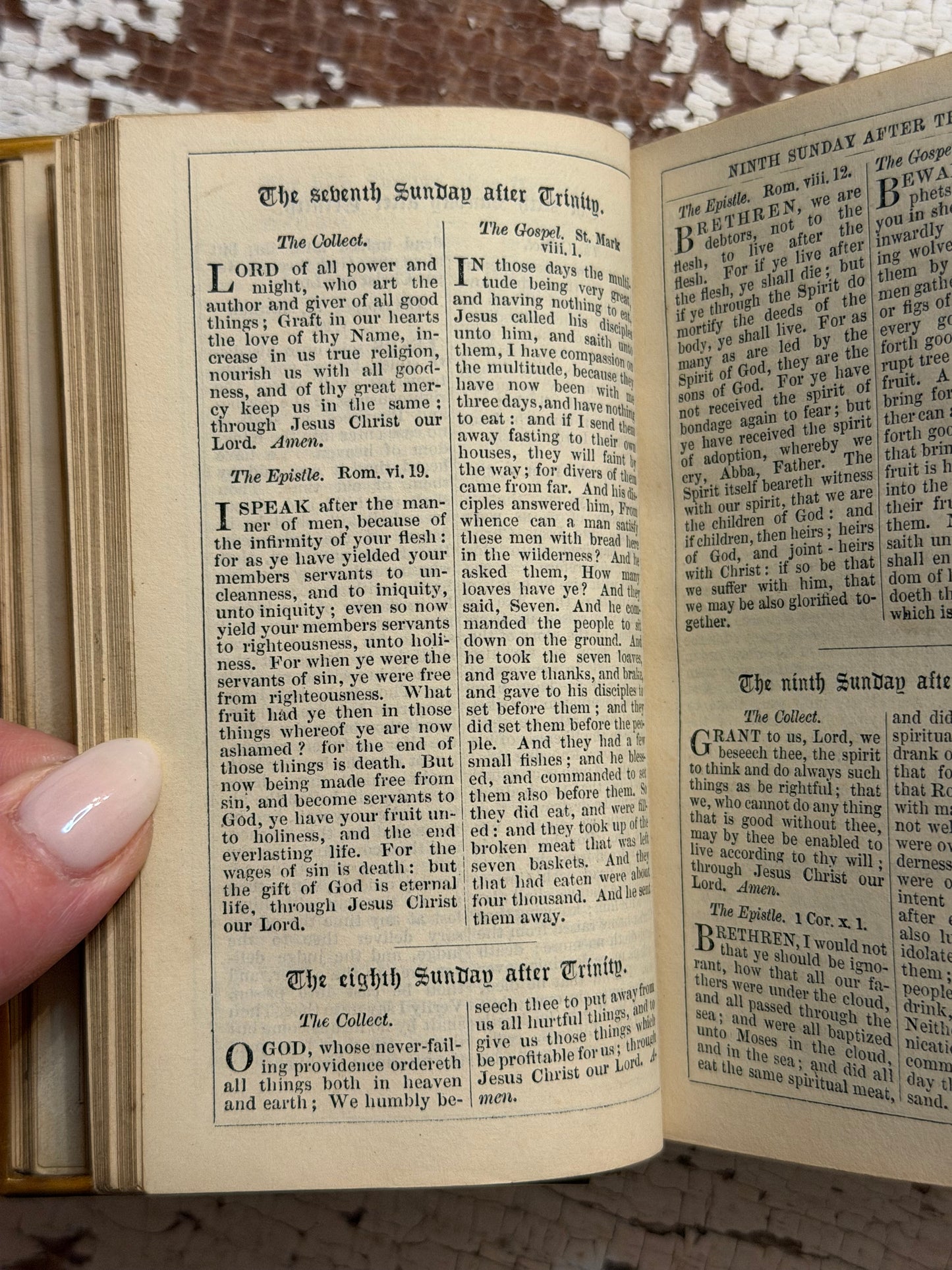 1872 Church Services Book- The Book of Common Prayer