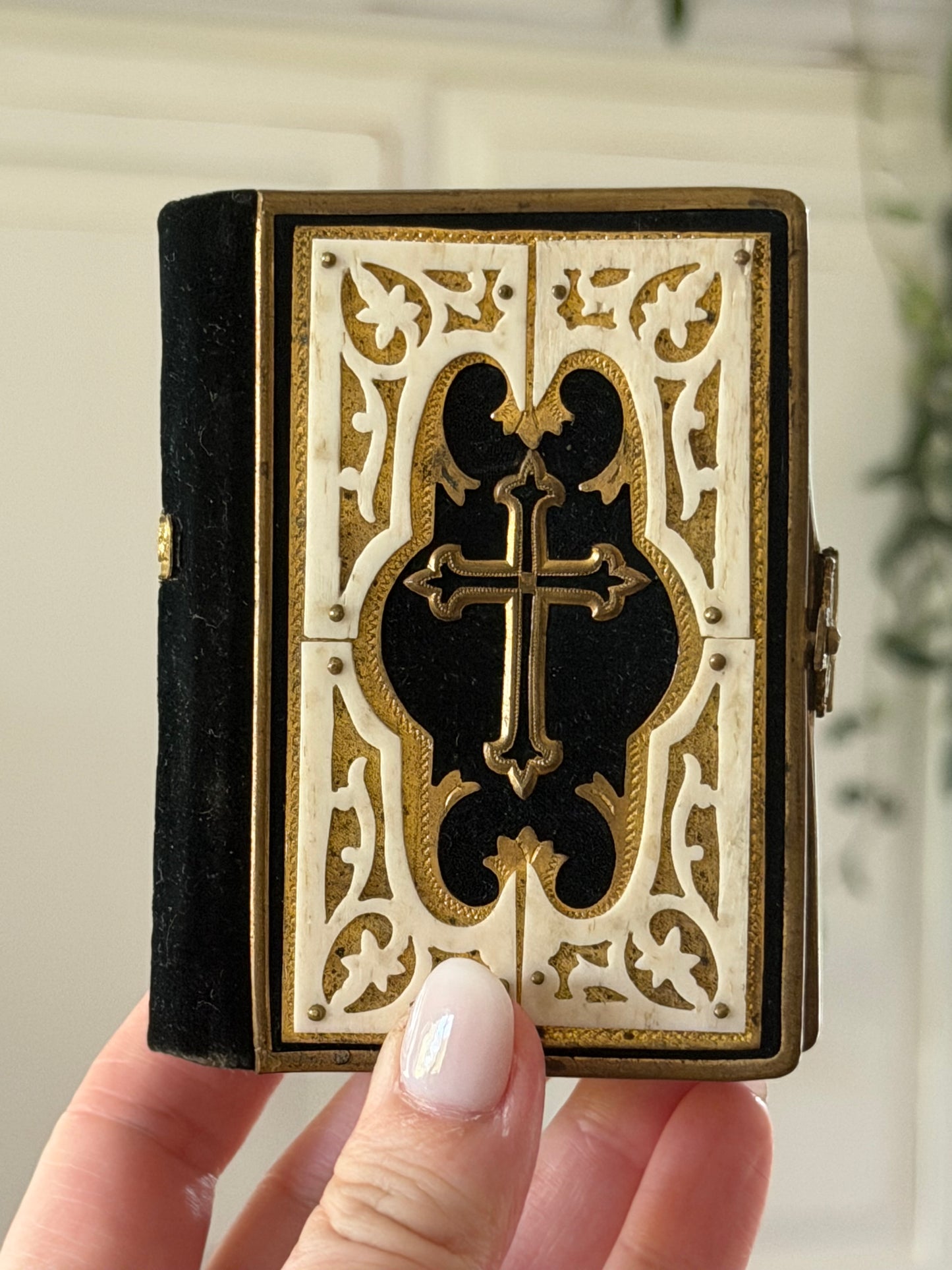 1888 Miniature Swedish Psalm Book with Clasp