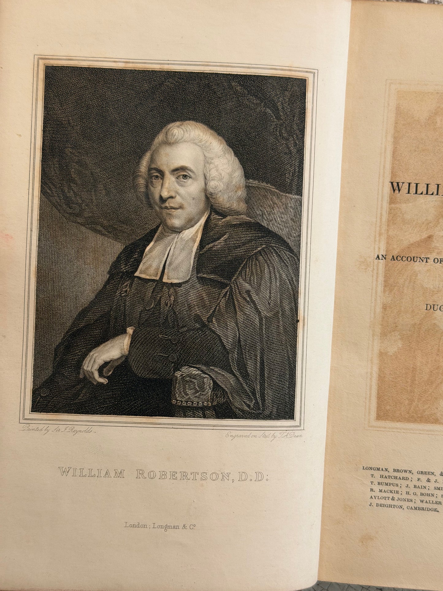 1851 The Works of William Robertson, D.D.- Complete in 6 Books